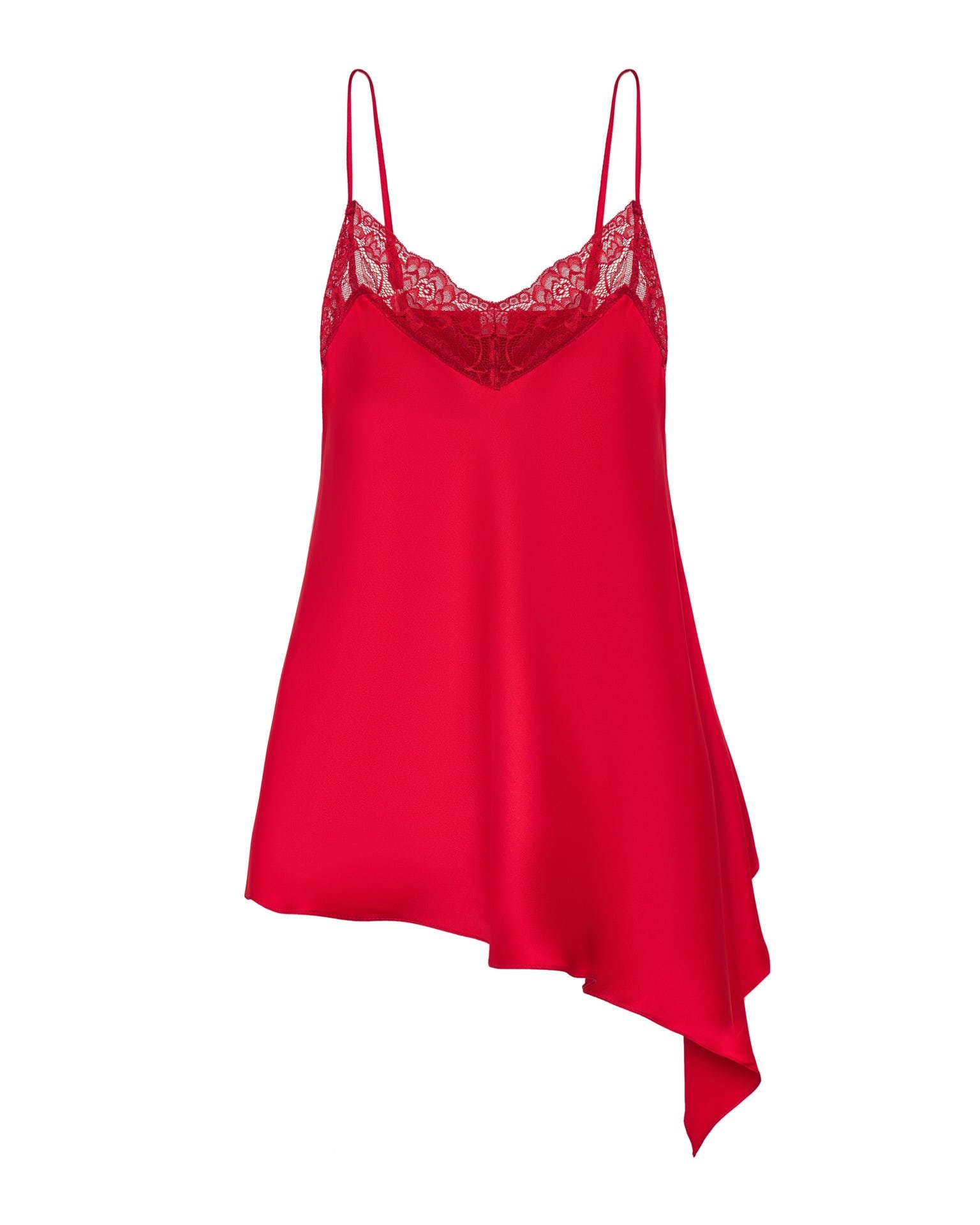 Satin top, Red — photo 9
