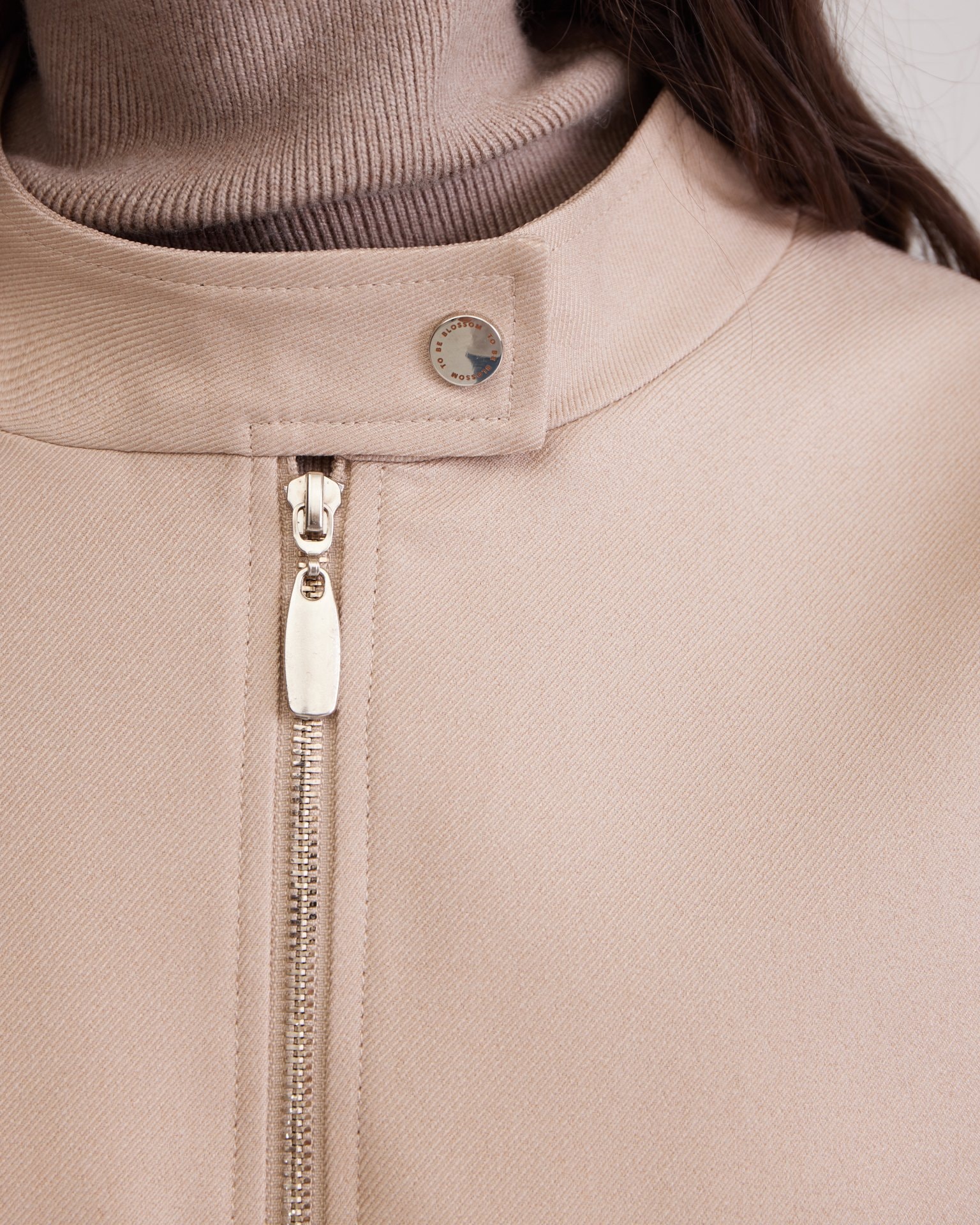 Beige bomber jacket, Beige — photo 7