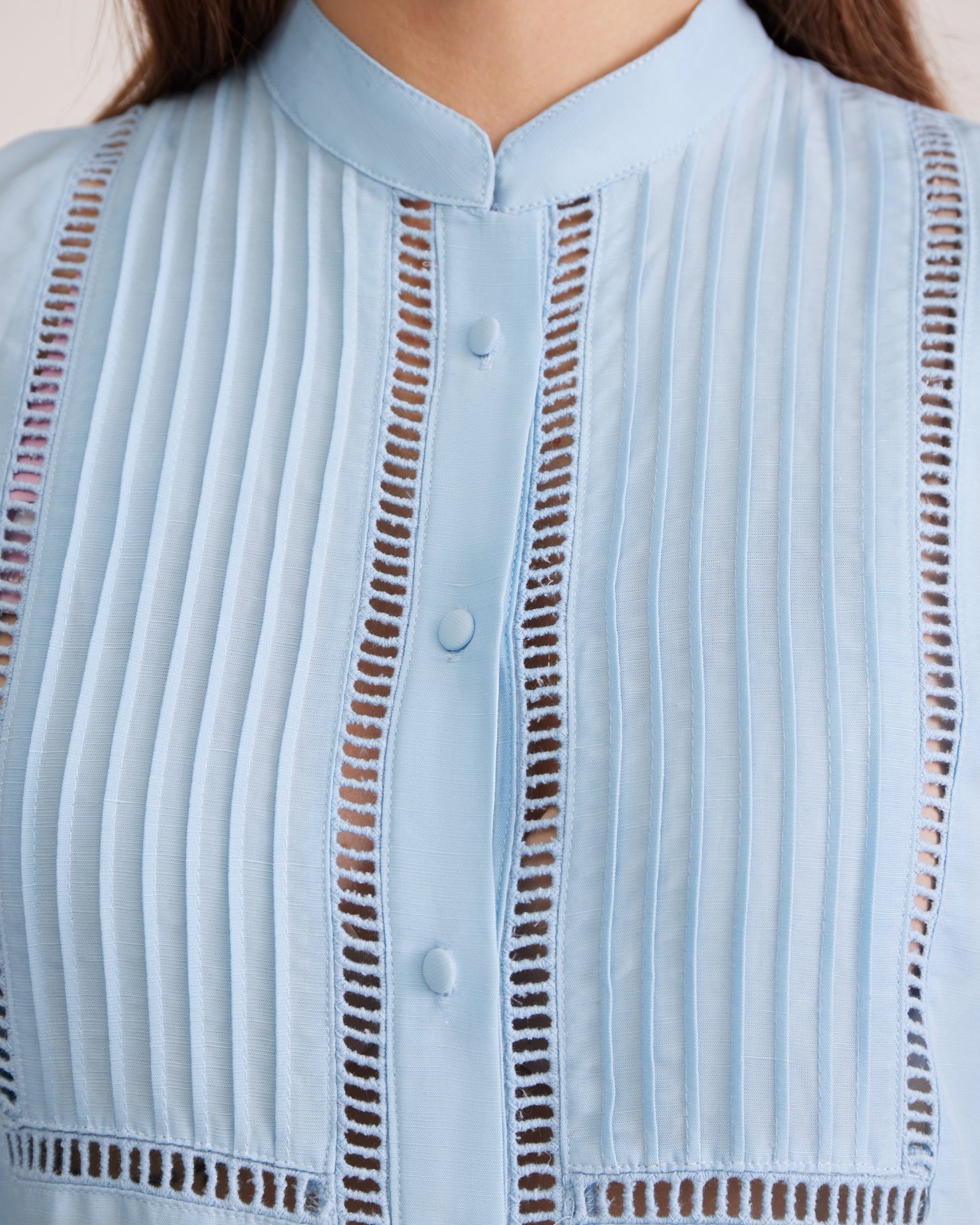 Linen dress, Blue — photo 8