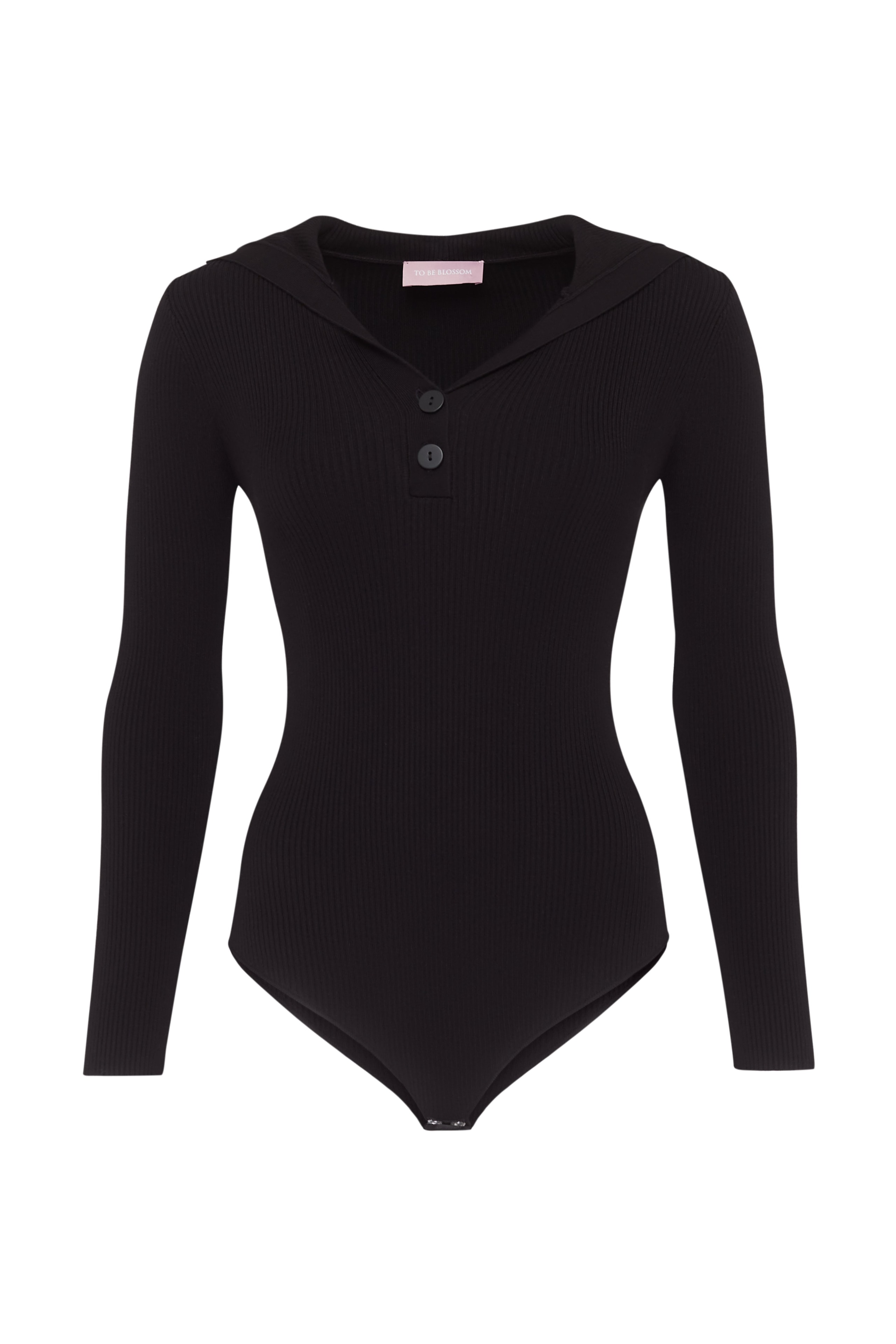 Viscose bodysuit, Black — photo 7