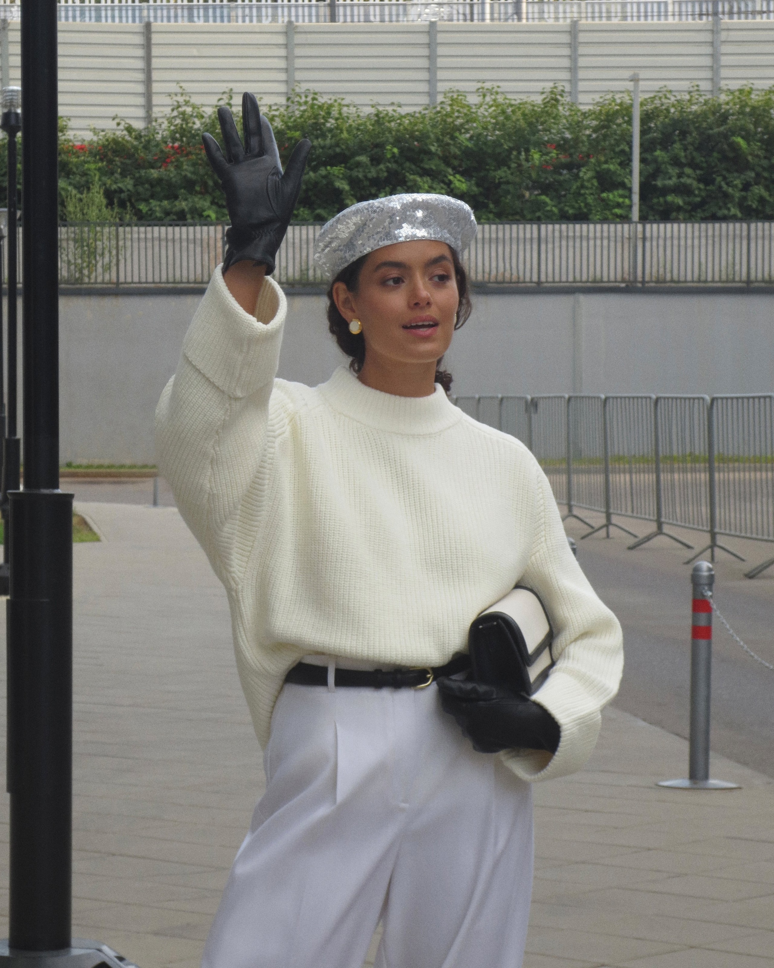 Chunky knit jumper, White — photo 10