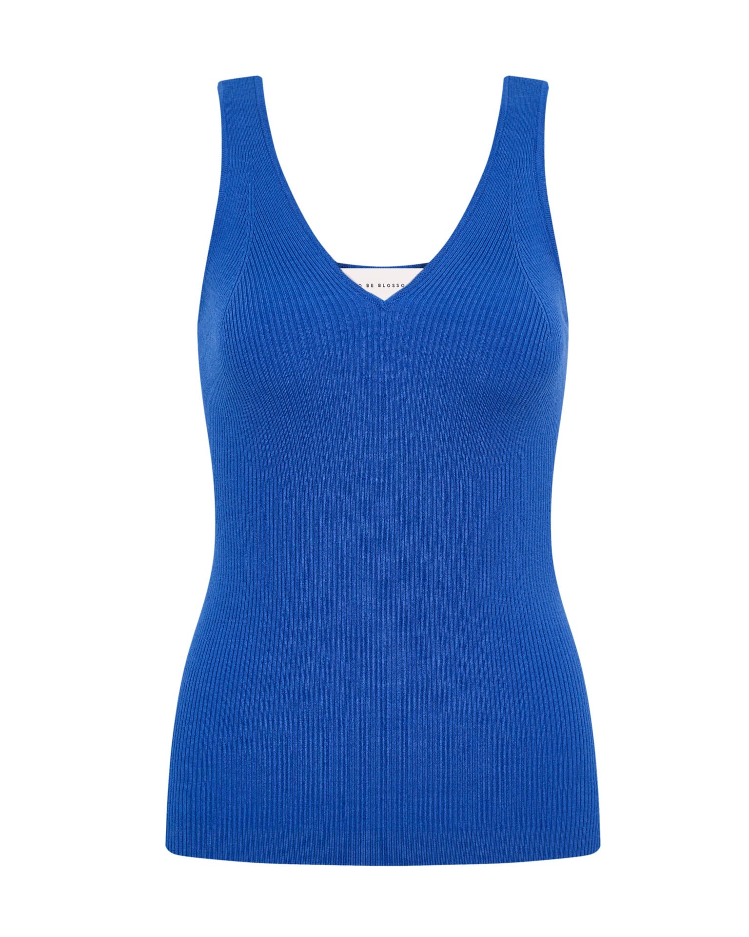 Blue top with V-neck, Sky Blue
