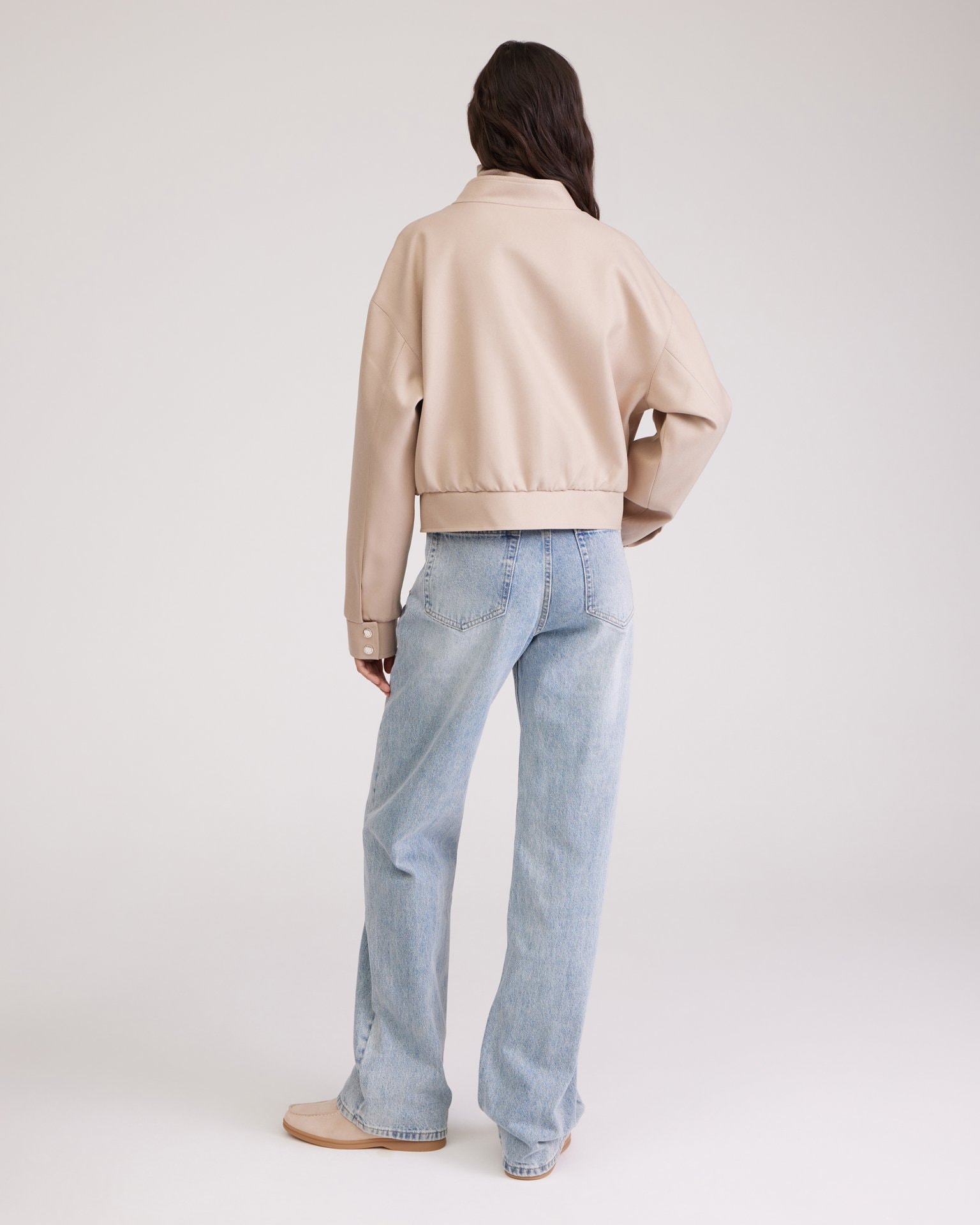 Beige bomber jacket, Beige — photo 3