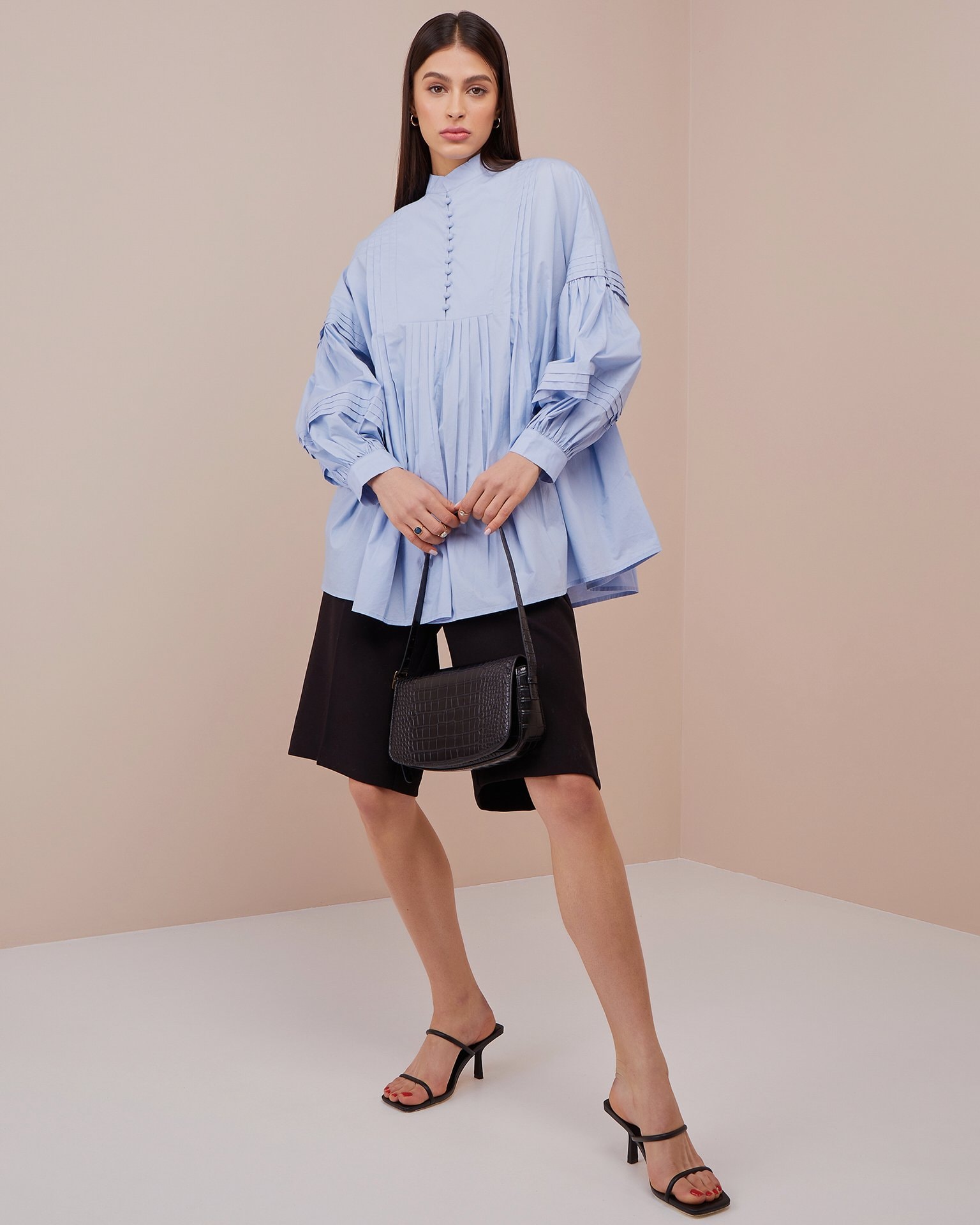 Shirt with full sleeves, Sky Blue — photo 3