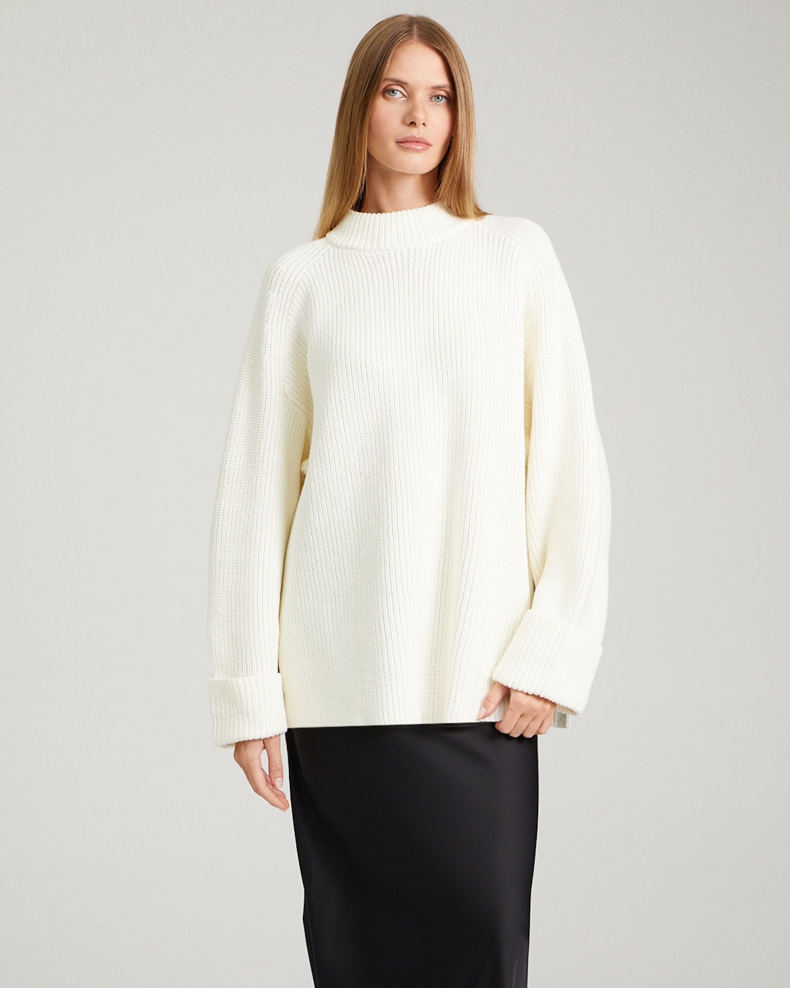 Chunky knit jumper, White — photo 5