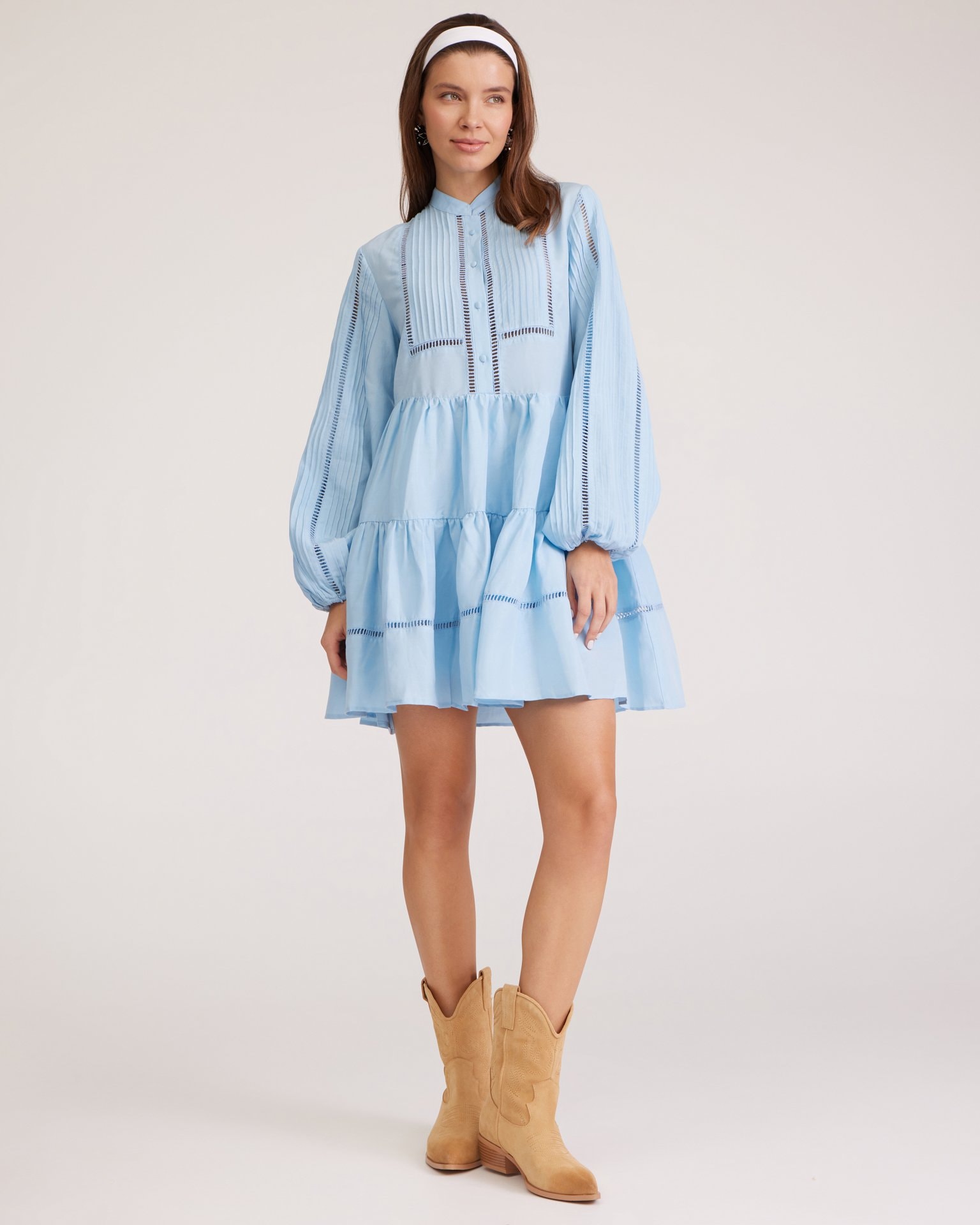 Linen dress, Blue