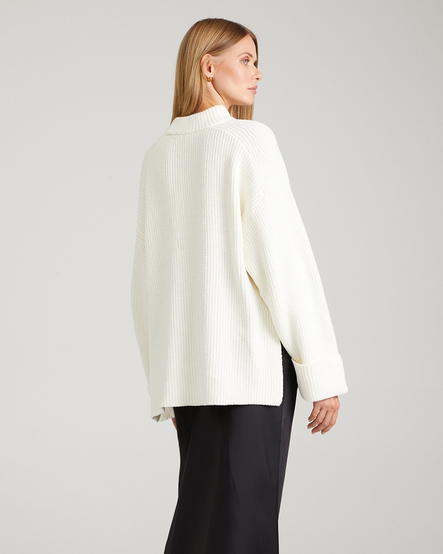 Chunky knit jumper, White — photo 2