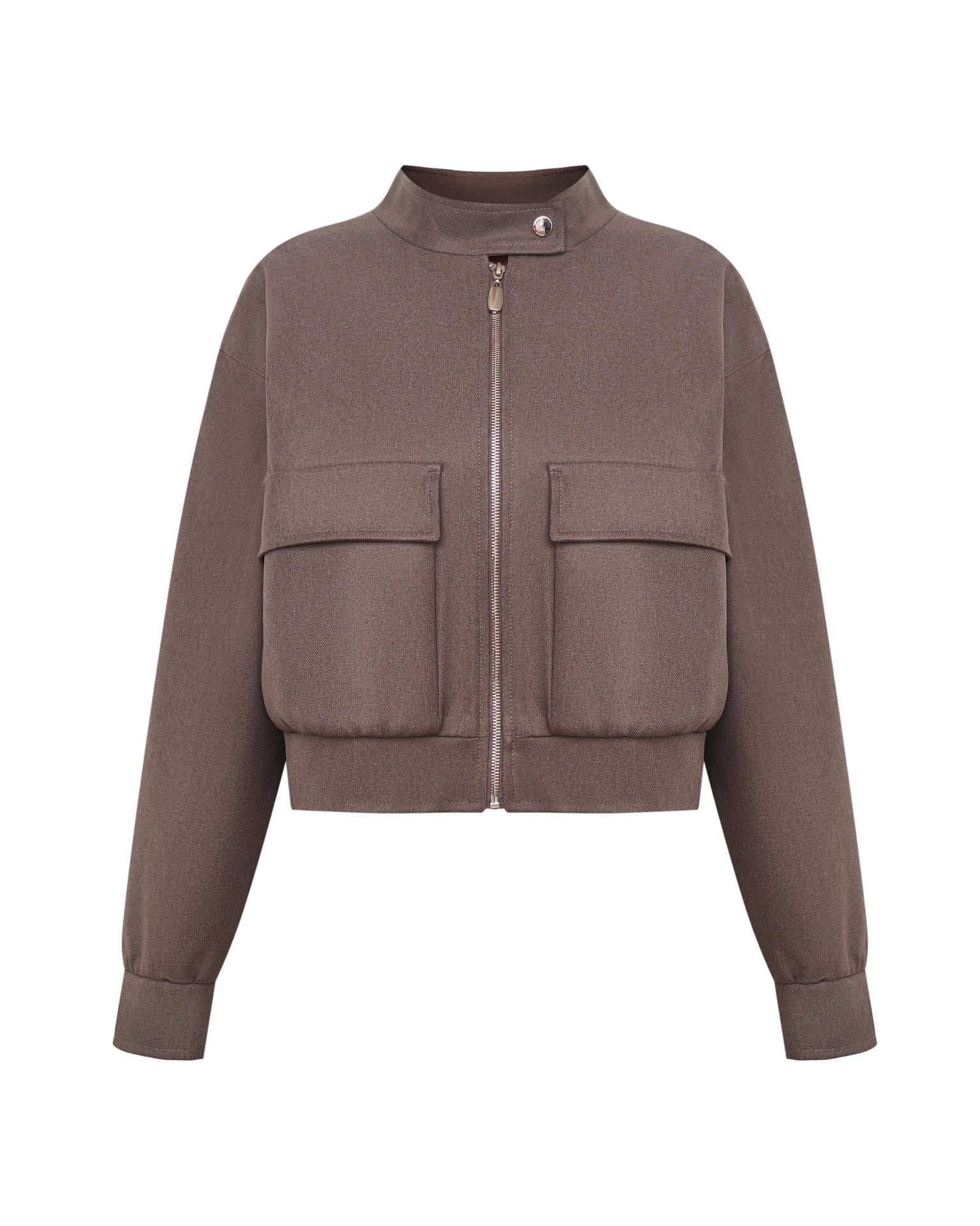 Oversized bomber, Brown — photo 10