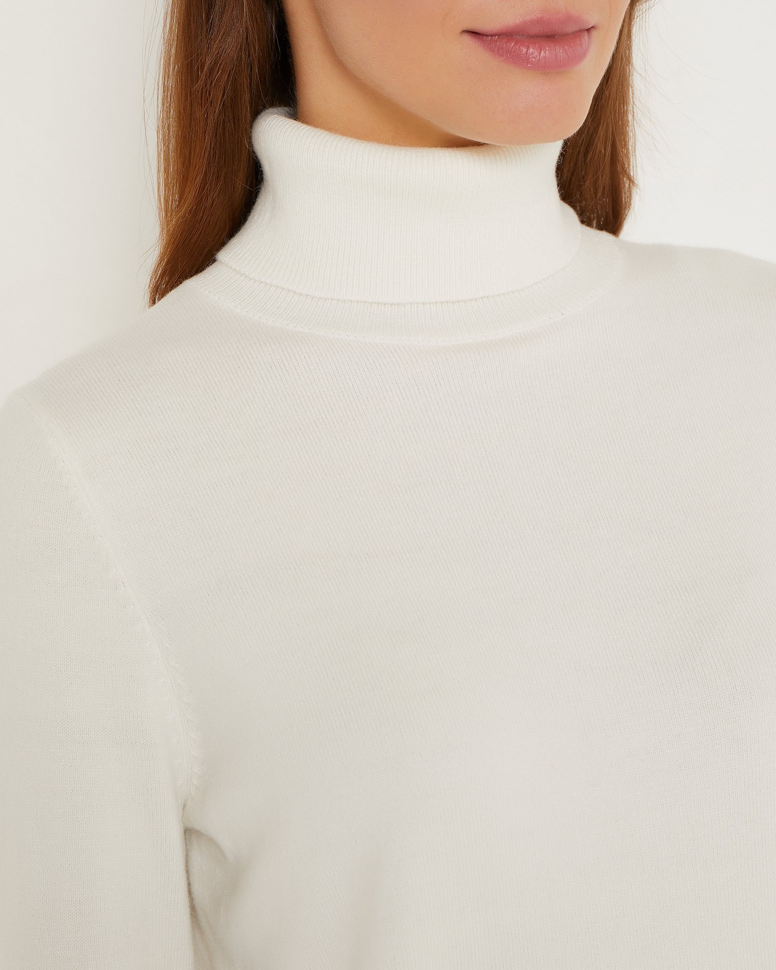 Turtleneck jumper, Milk — photo 6