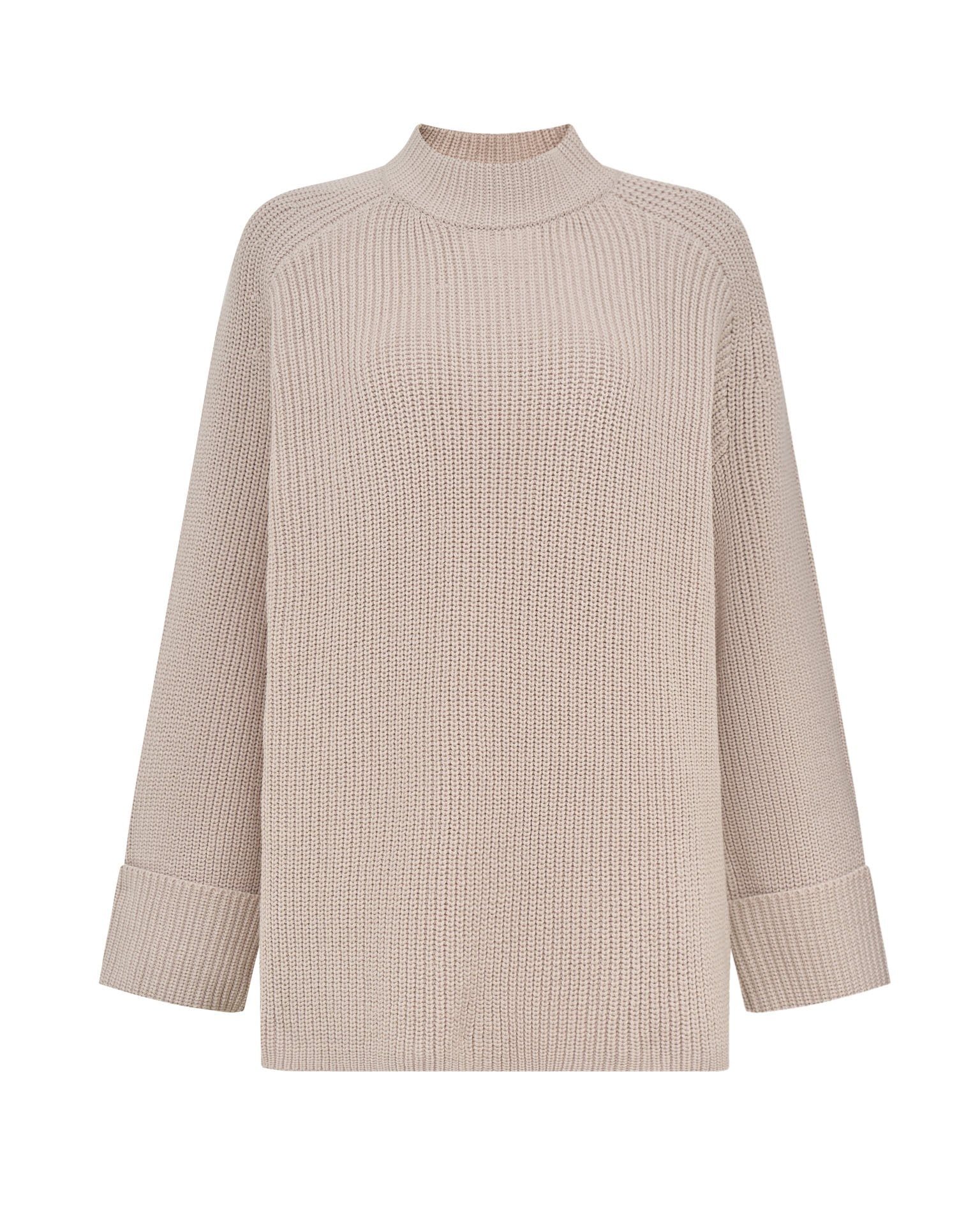Chunky knit jumper, Beige — photo 8