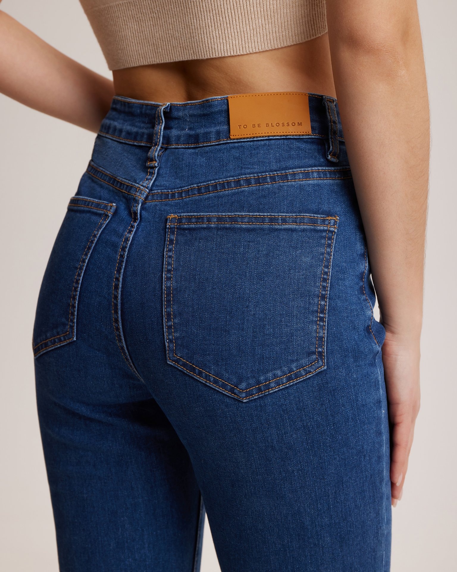 Dark Blue Jeans, Navy — photo 7