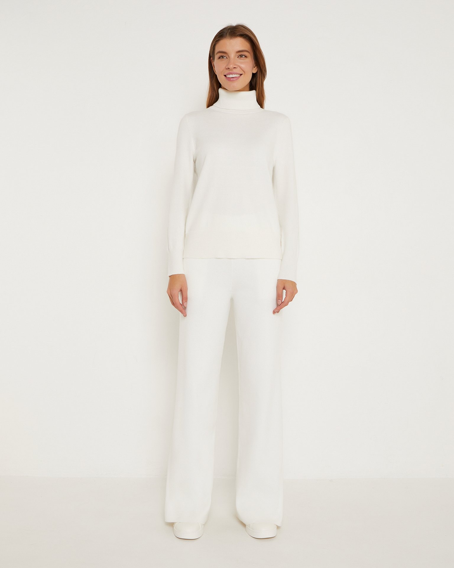 Turtleneck jumper, Milk — photo 2