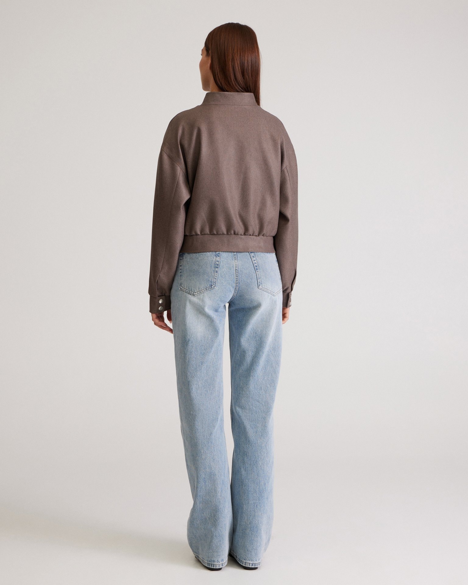 Oversized bomber, Brown — photo 3