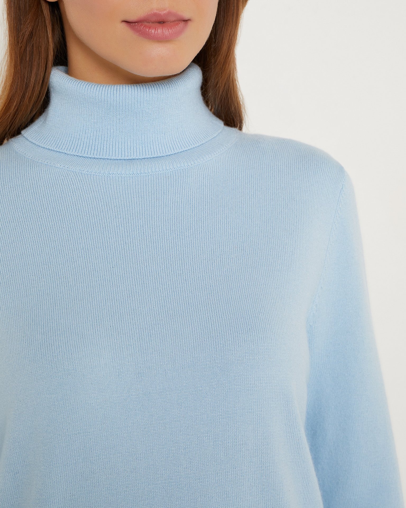 Light blue turtleneck, Sky Blue — photo 5