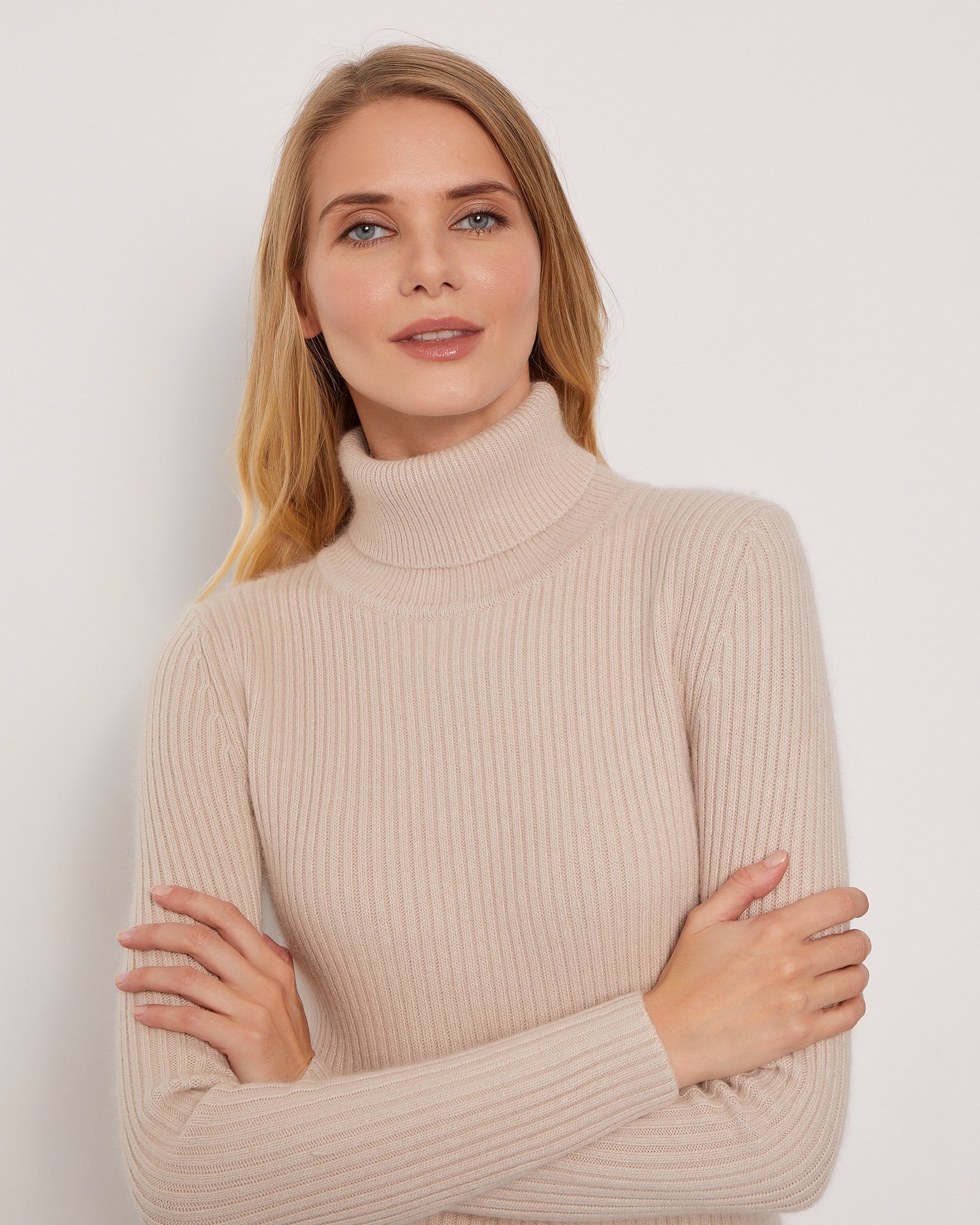 Bodycon Midi Dress, Beige — photo 5
