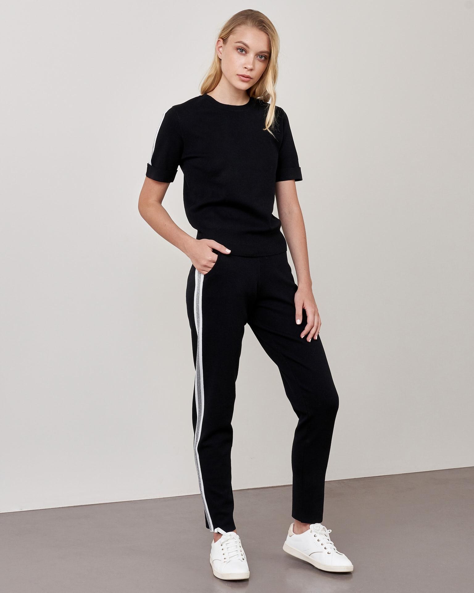 Sport-chic style suit, Black — photo 2