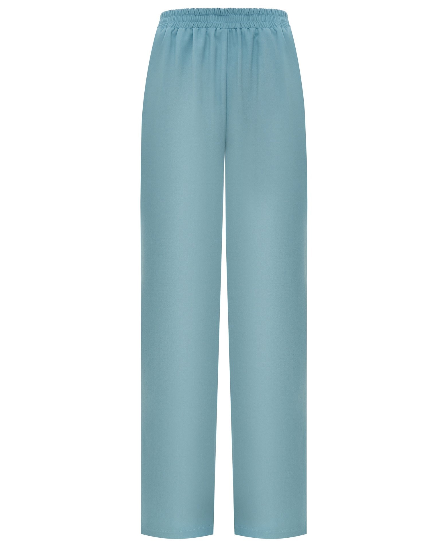 Trousers with an elasticated waistband, Green