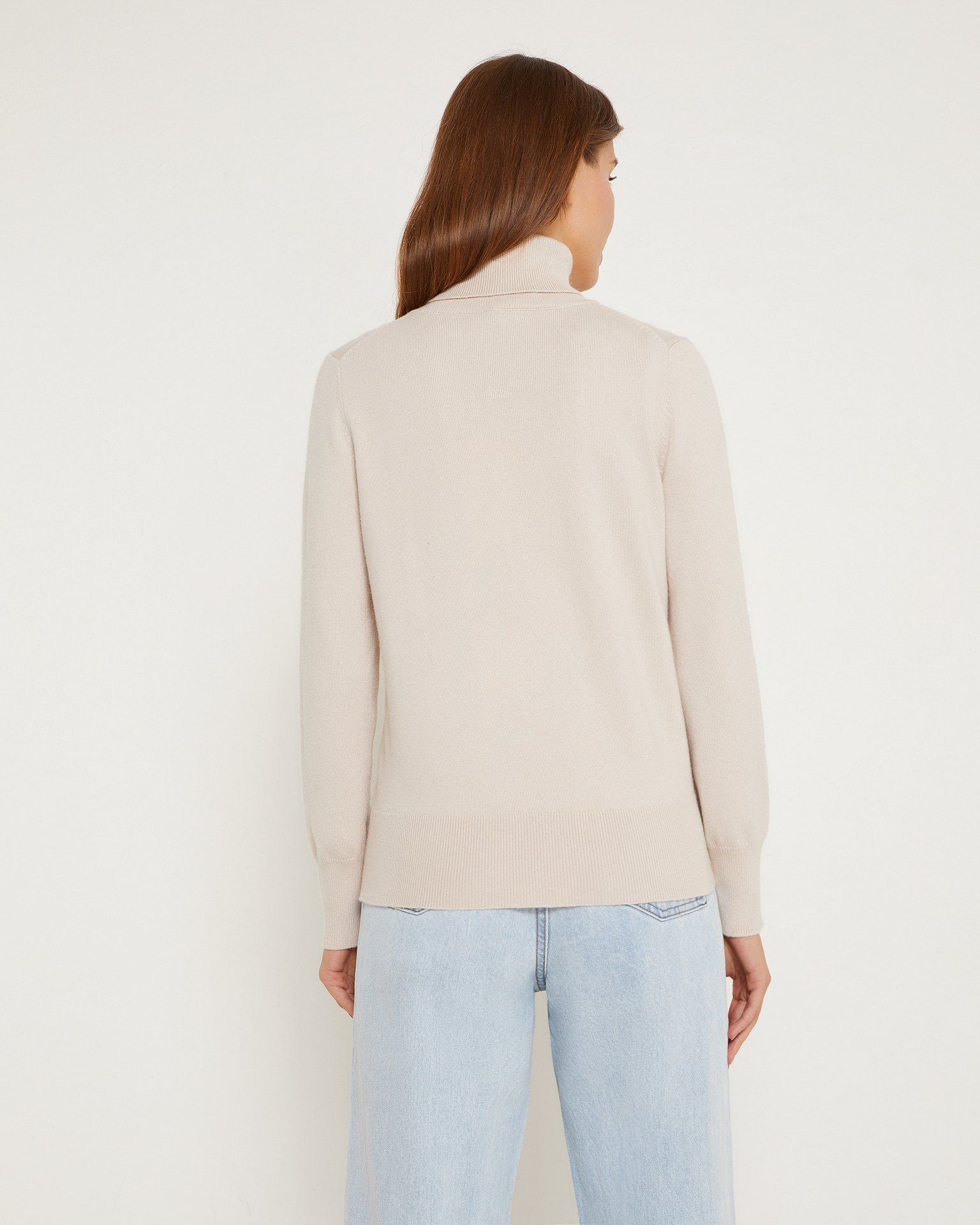Blended wool sweater, Beige — photo 4