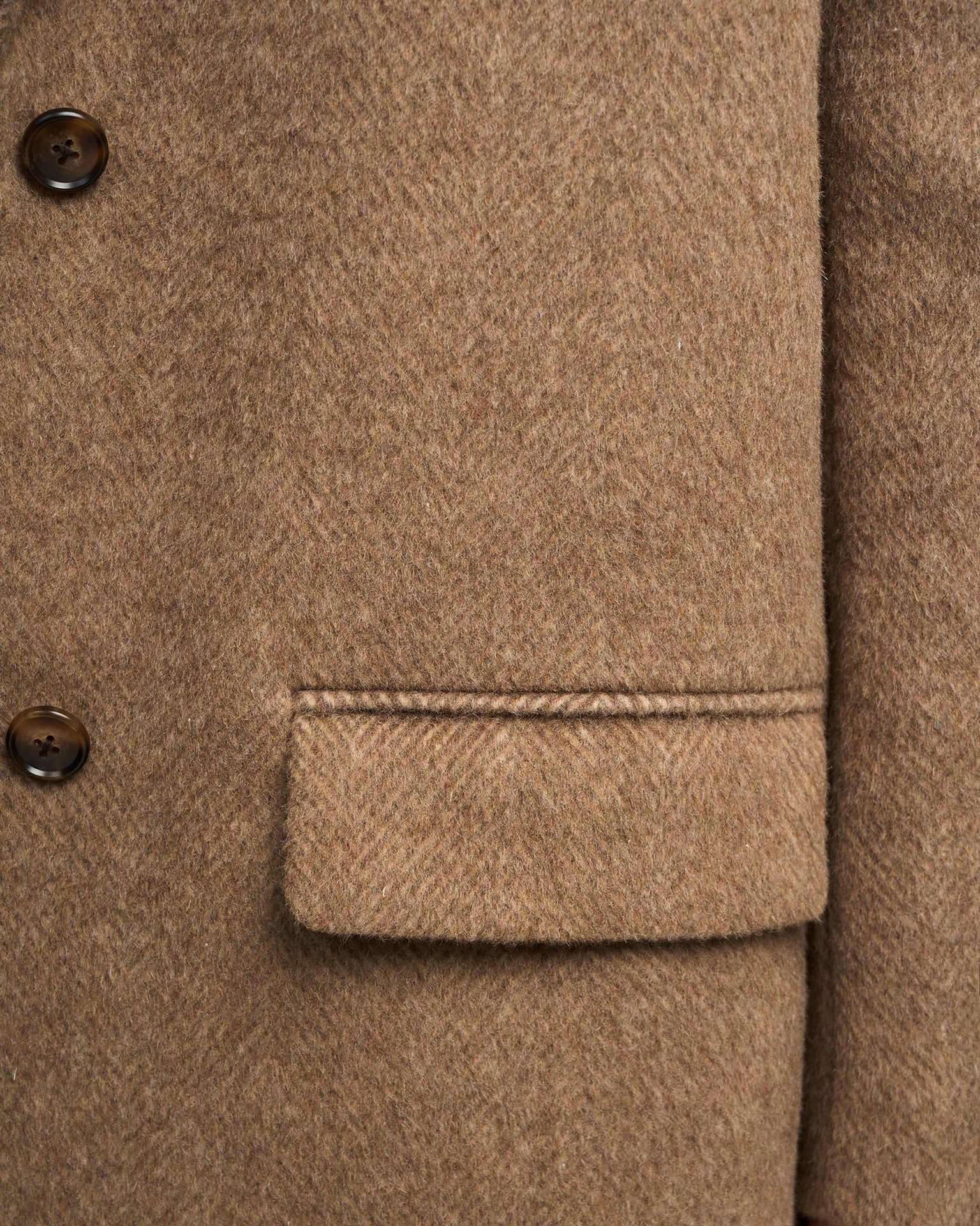 Wool blend coat-jacket, Cappuccino — photo 8