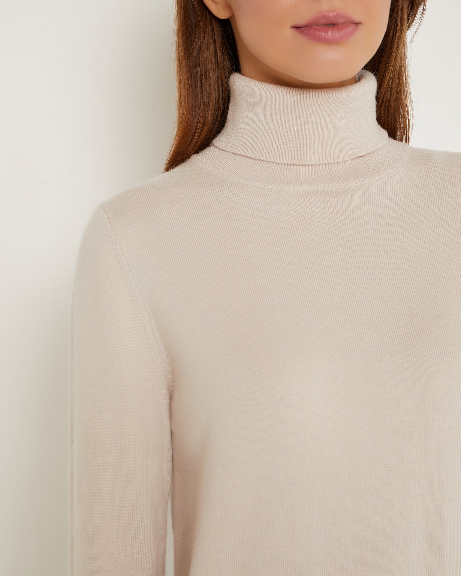 Blended wool sweater, Beige — photo 6