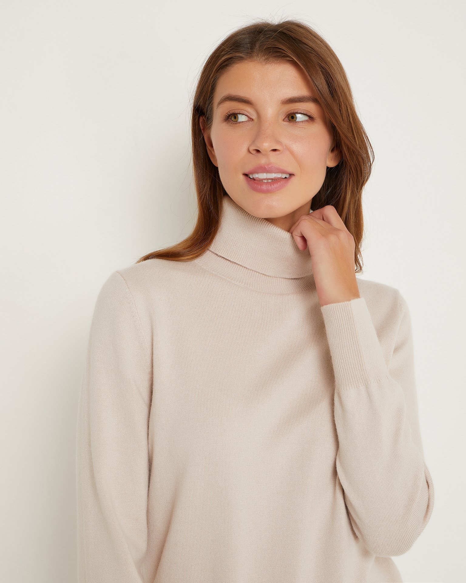 Blended wool sweater, Beige — photo 5
