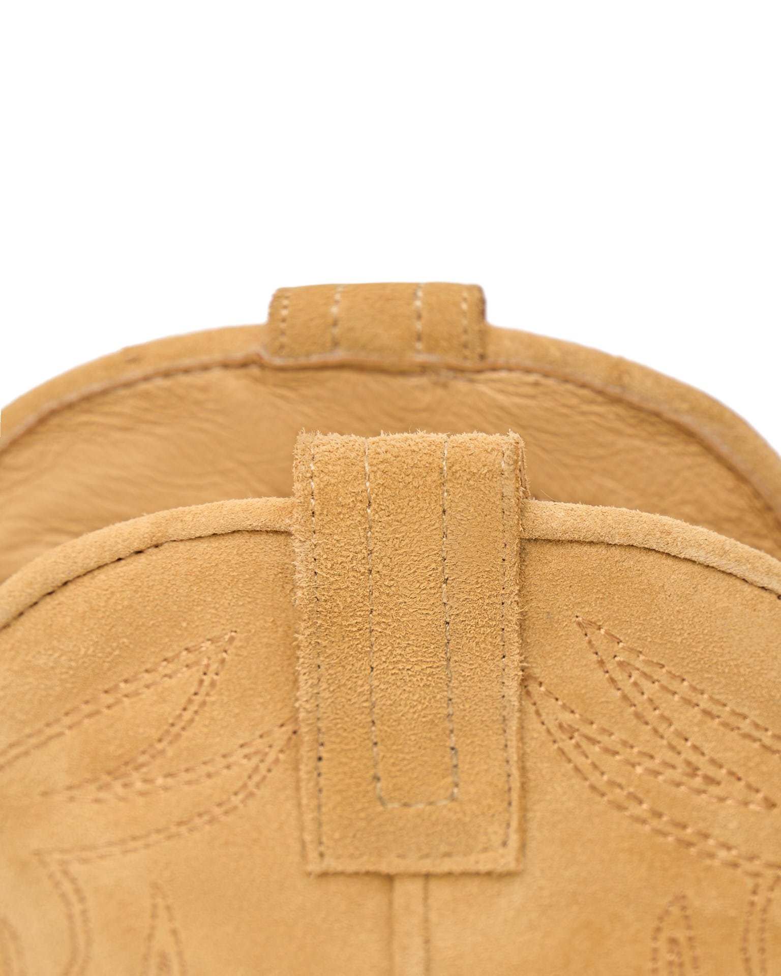 Suede Cossack boots, Sand — photo 6