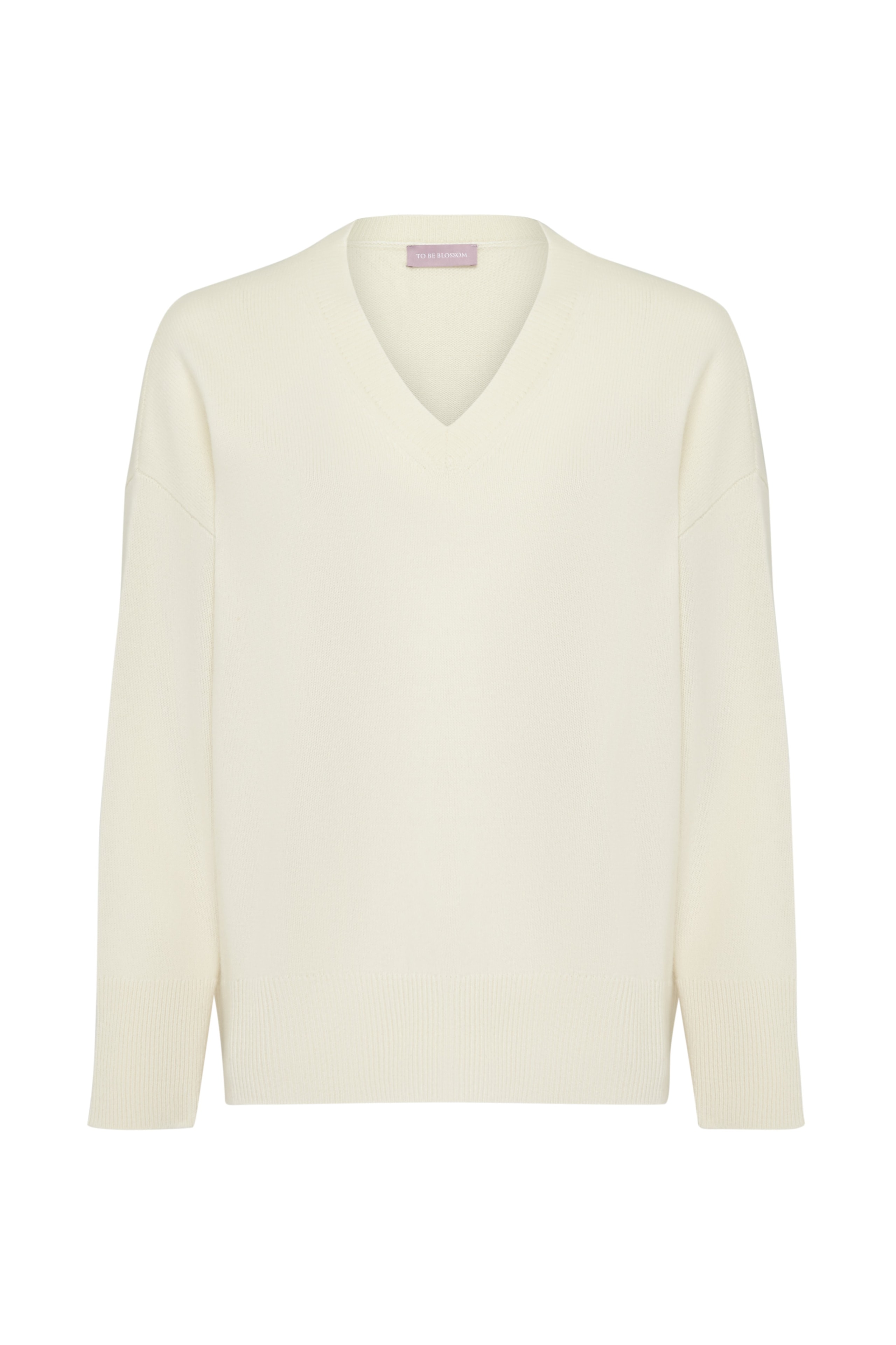 Cashmere jumper in milk colour, Milky.