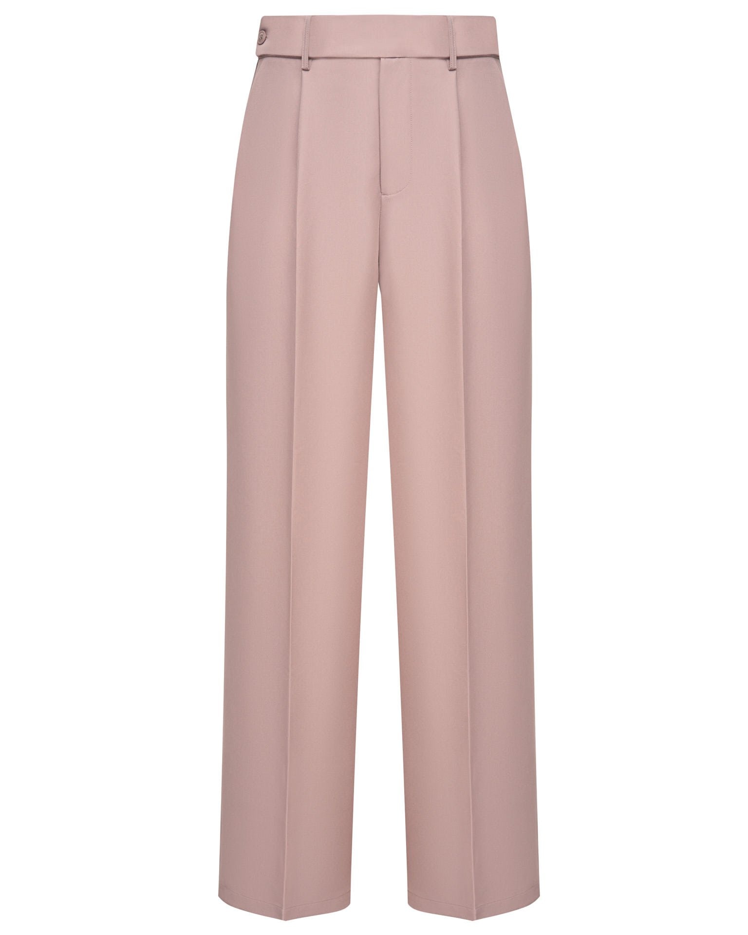 High-waisted trousers, Grey-Brown — photo 2