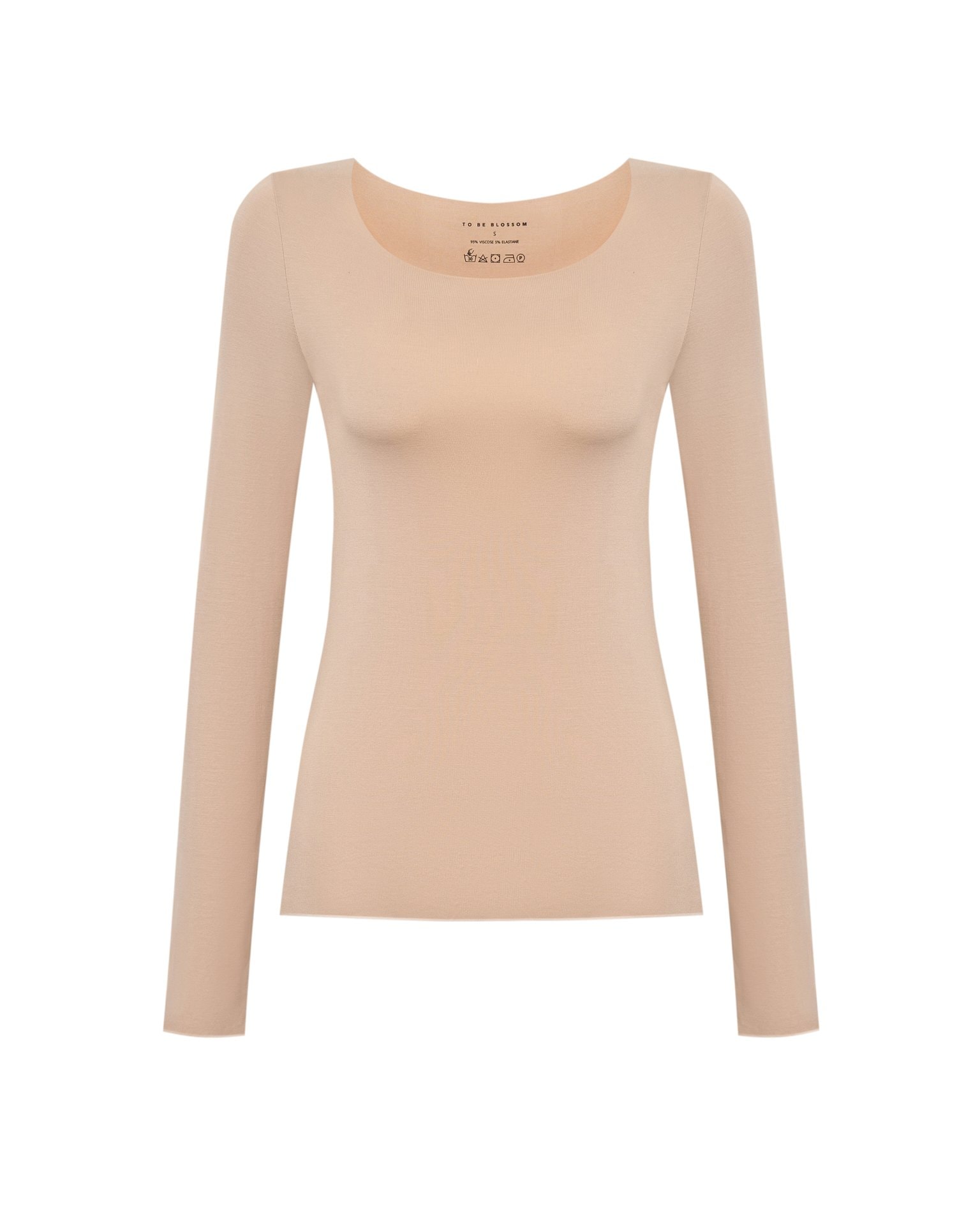 Long-sleeved jumper, Beige — photo 7