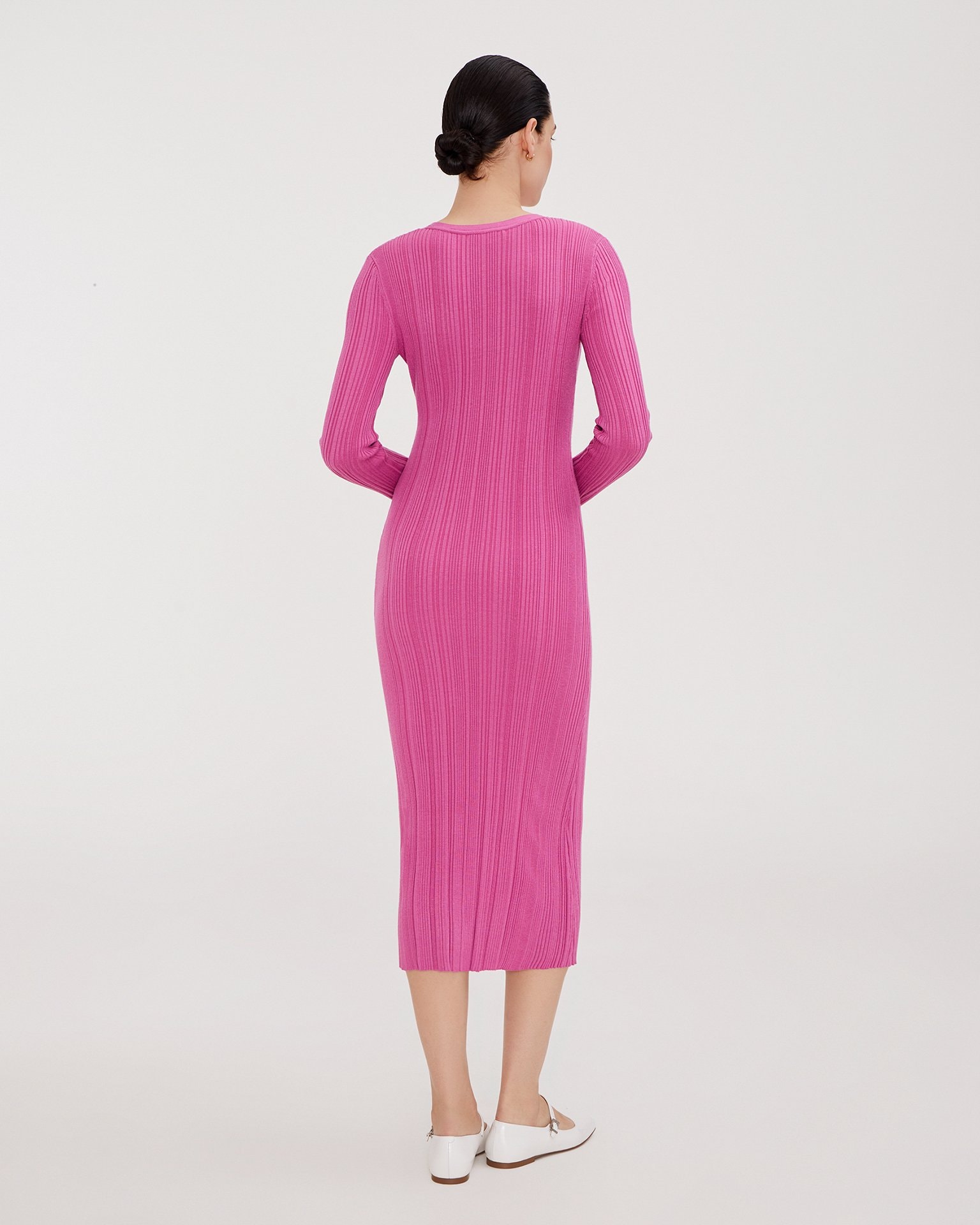 Fuchsia dress, Fuchsia — photo 3