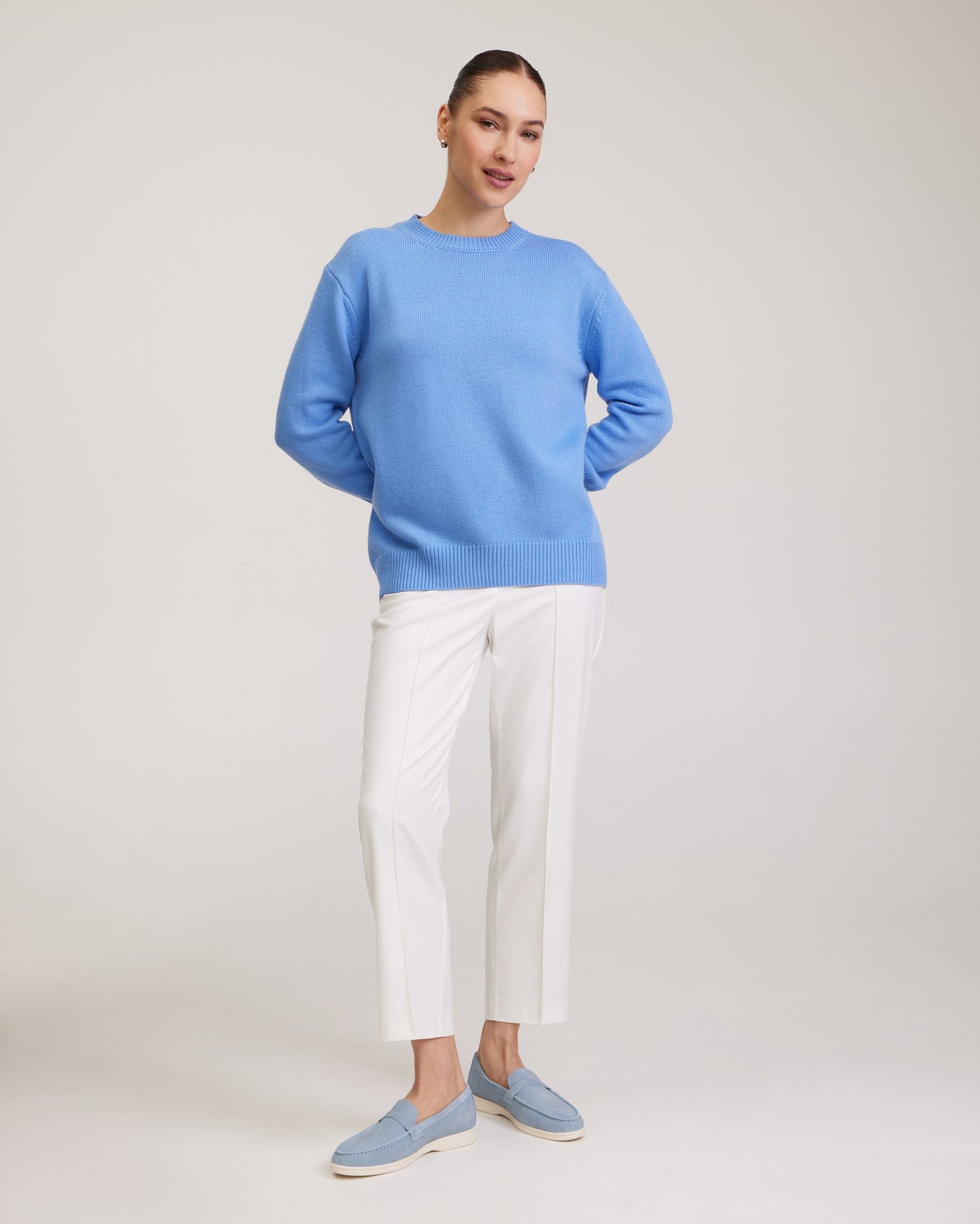 Blue loafers, Sky Blue — photo 6