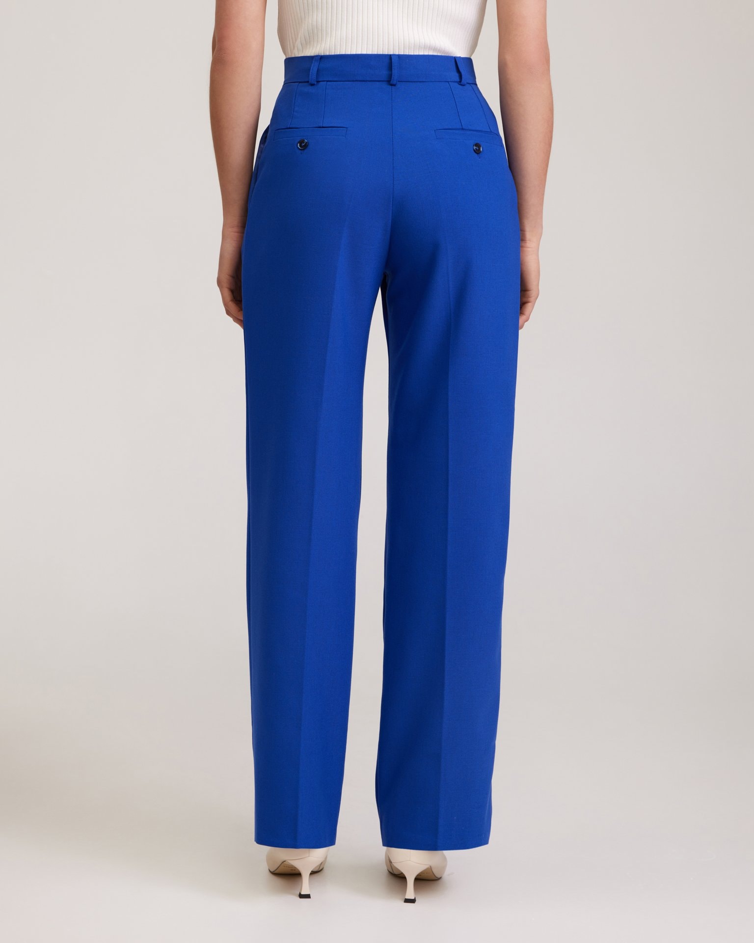 Trousers in electric blue, Blue — photo 3