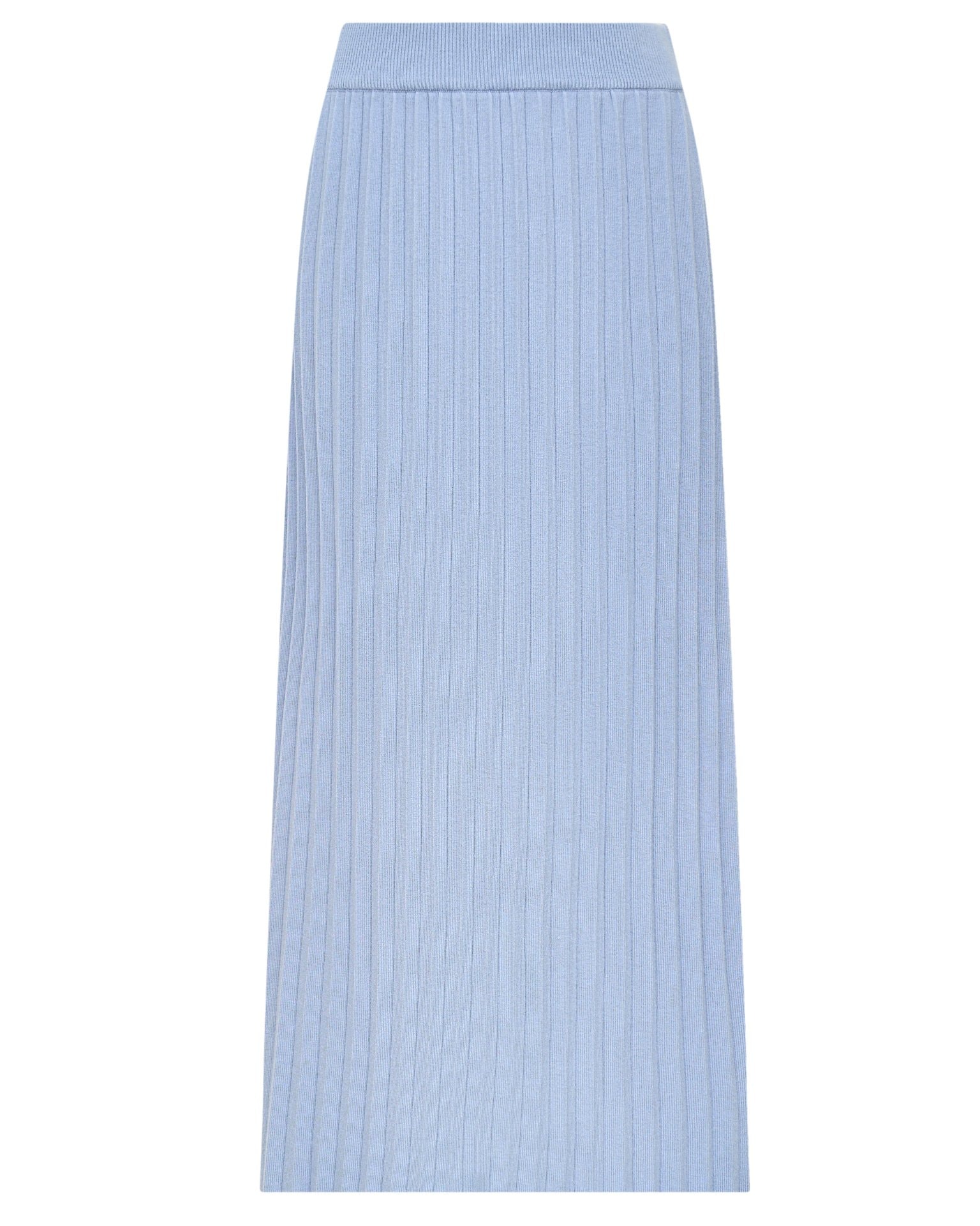 Blue pleated skirt, Azure — photo 9
