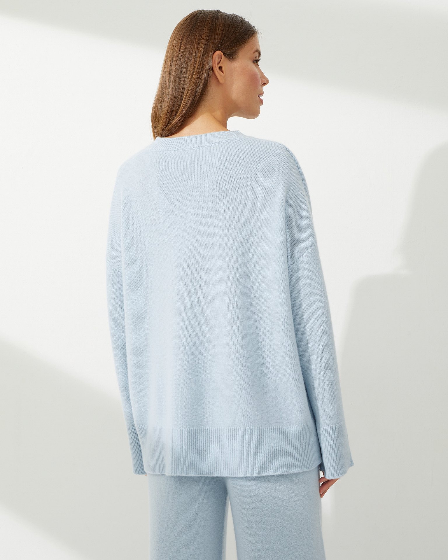 V-neck jumper, Blue — photo 3
