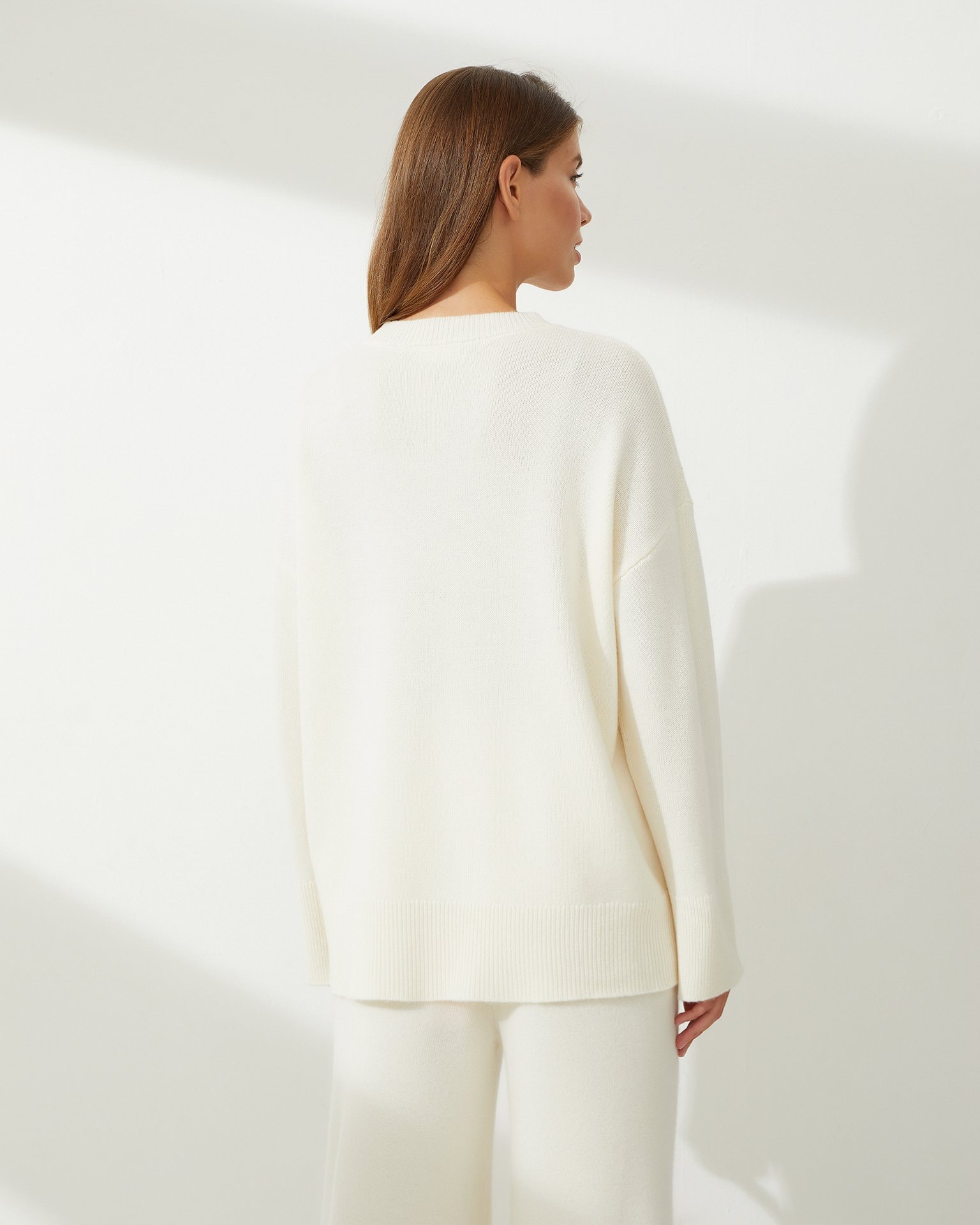 Cashmere Jumper, Milk — photo 4