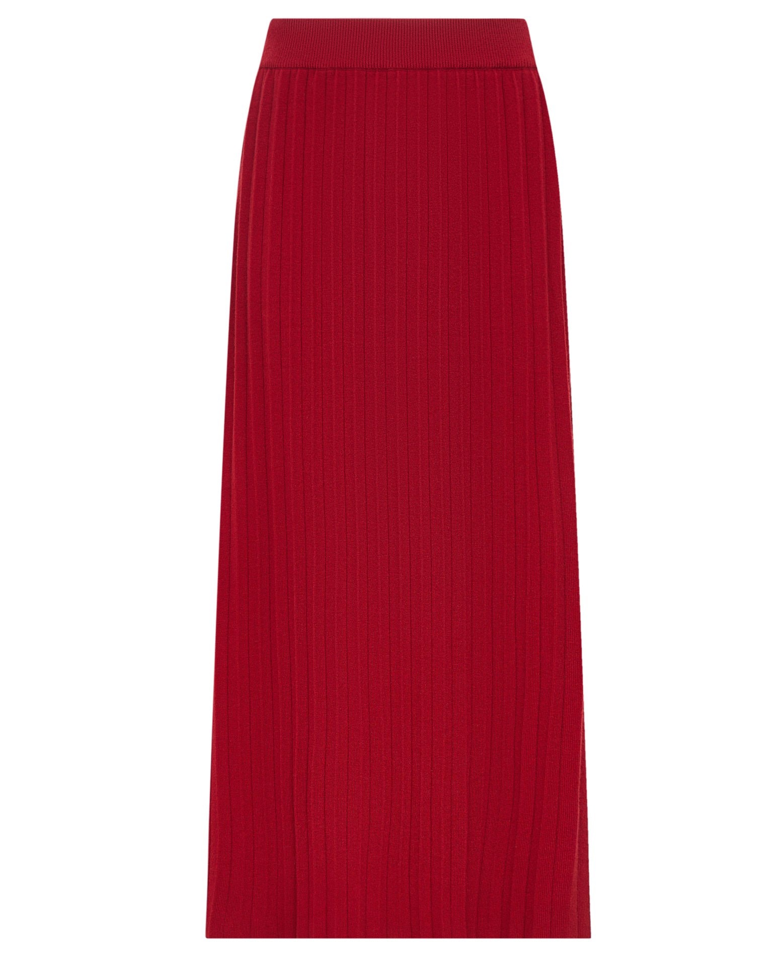 Red pleated skirt, Red — photo 8