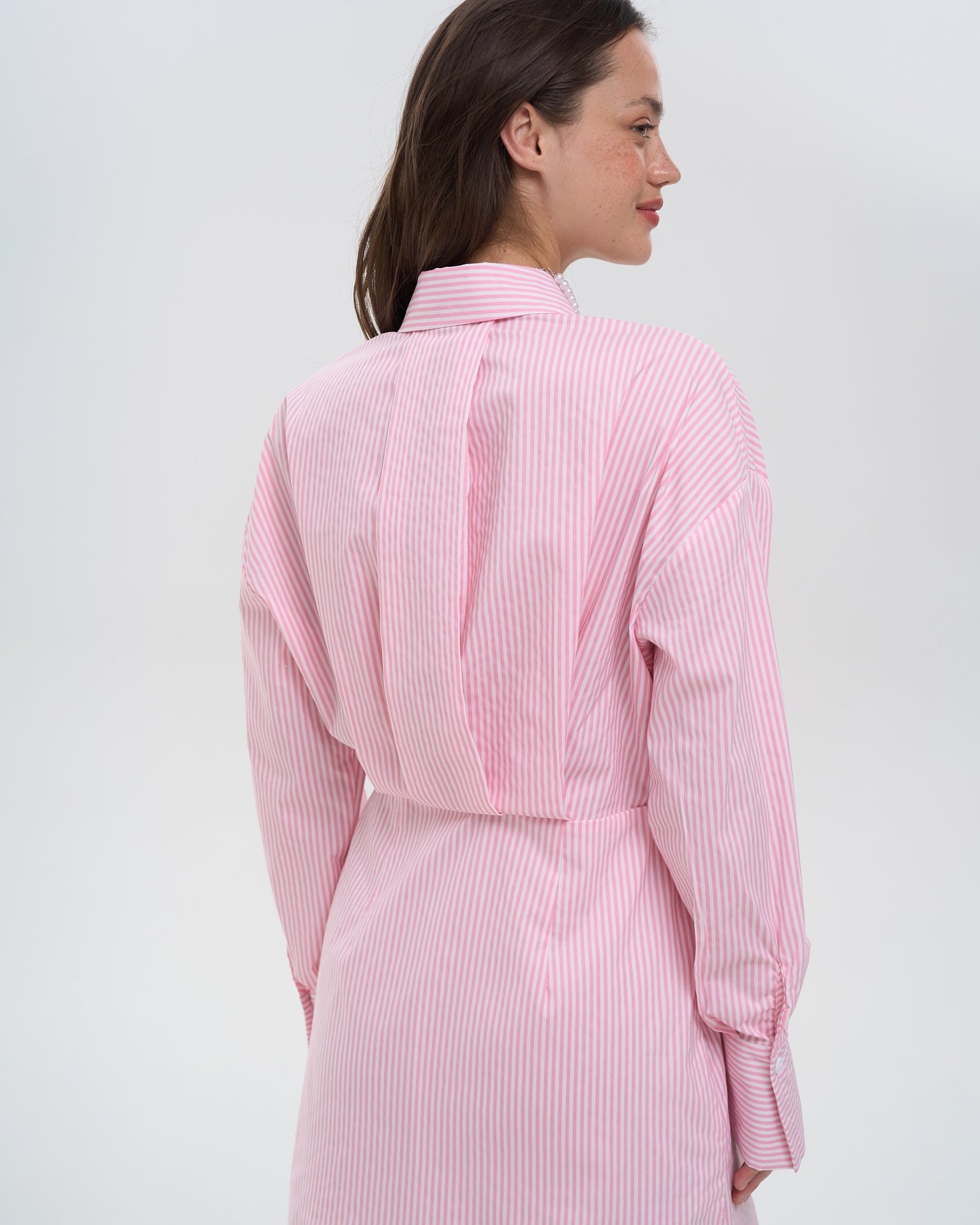 Shirt Dress, Pink — photo 6