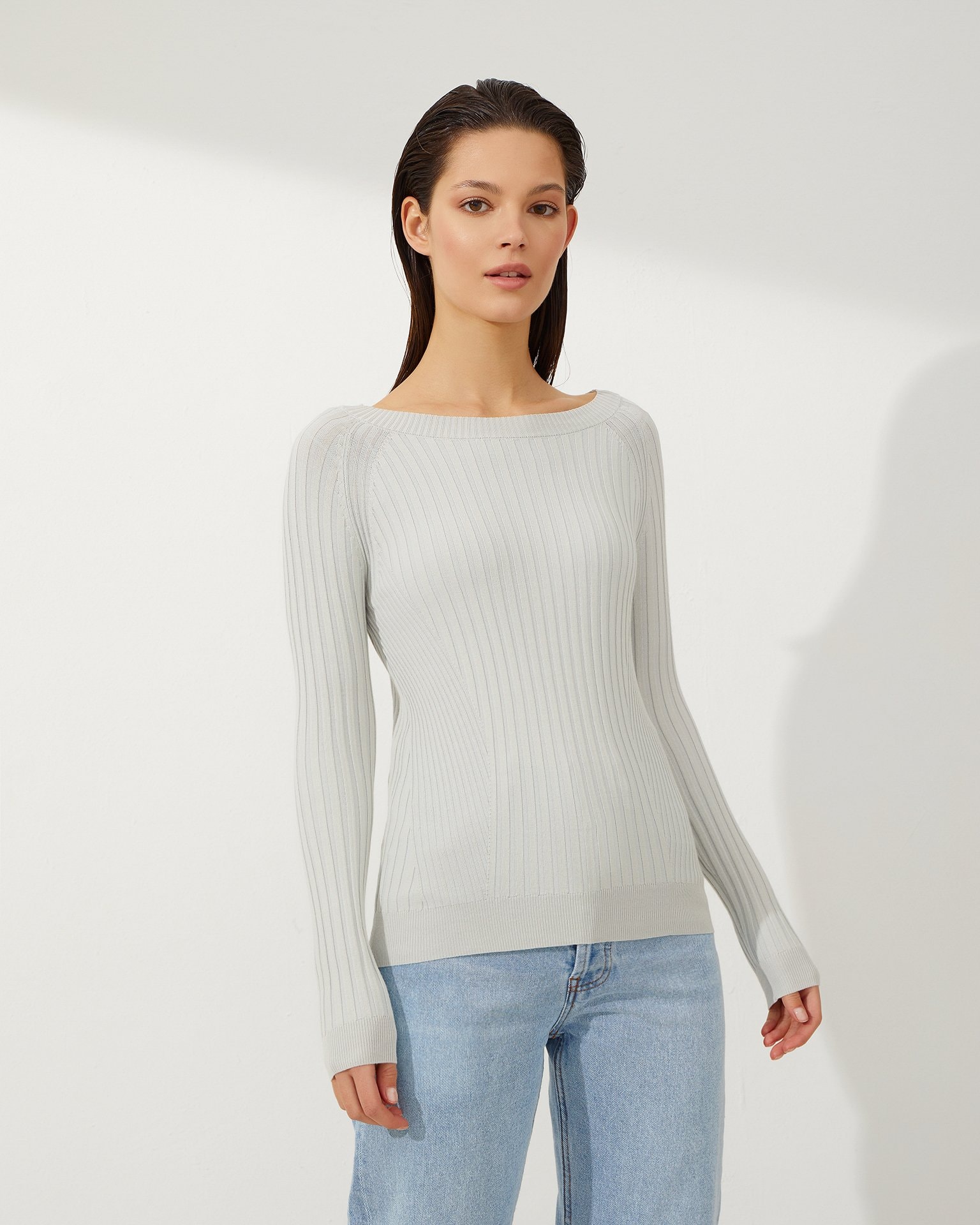 Viscose turtleneck, Mint — photo 2
