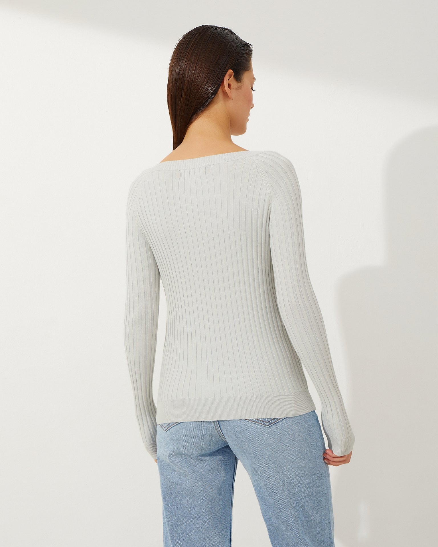 Viscose turtleneck, Mint — photo 3