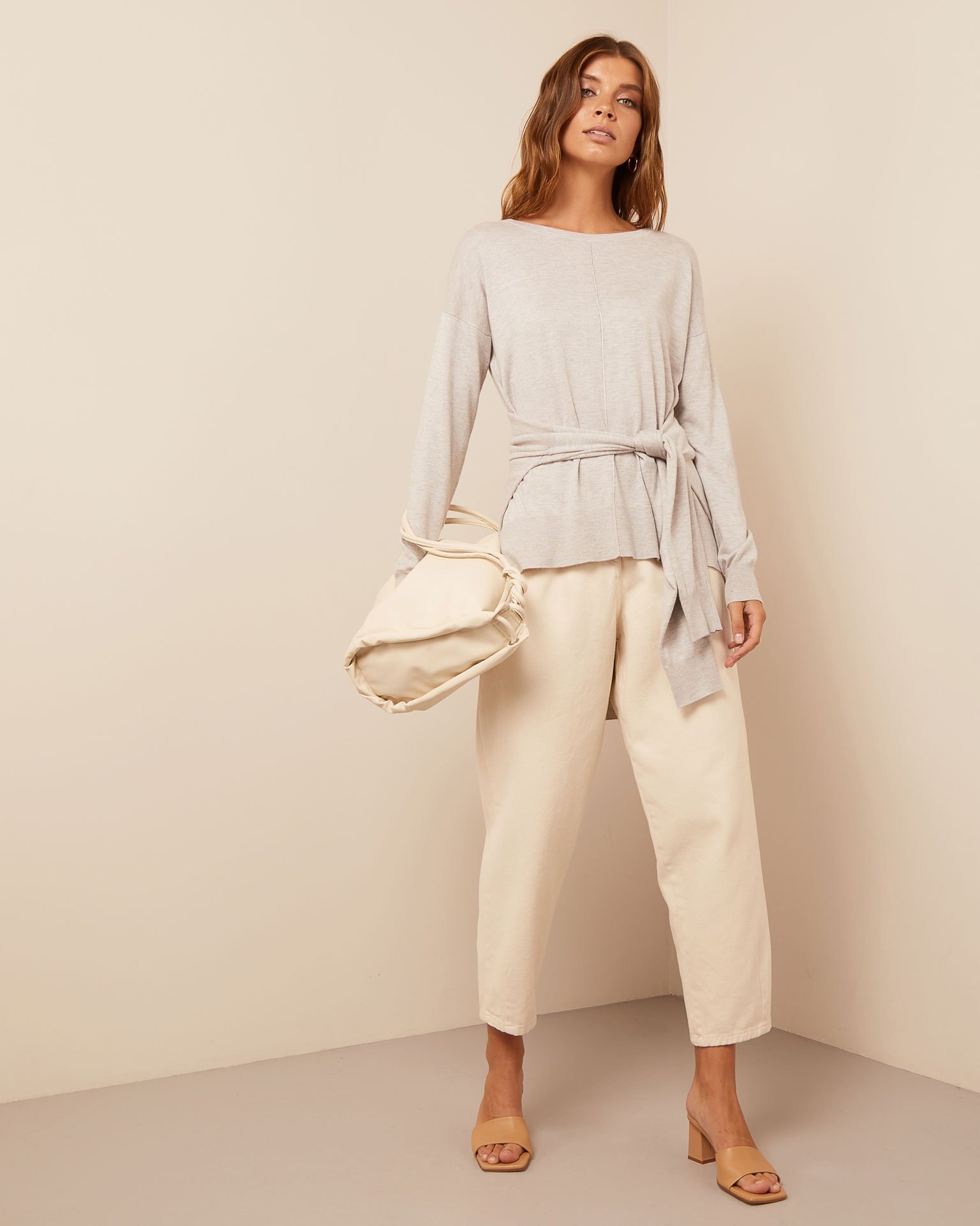 Fine-knit jumper, Grey — photo 2