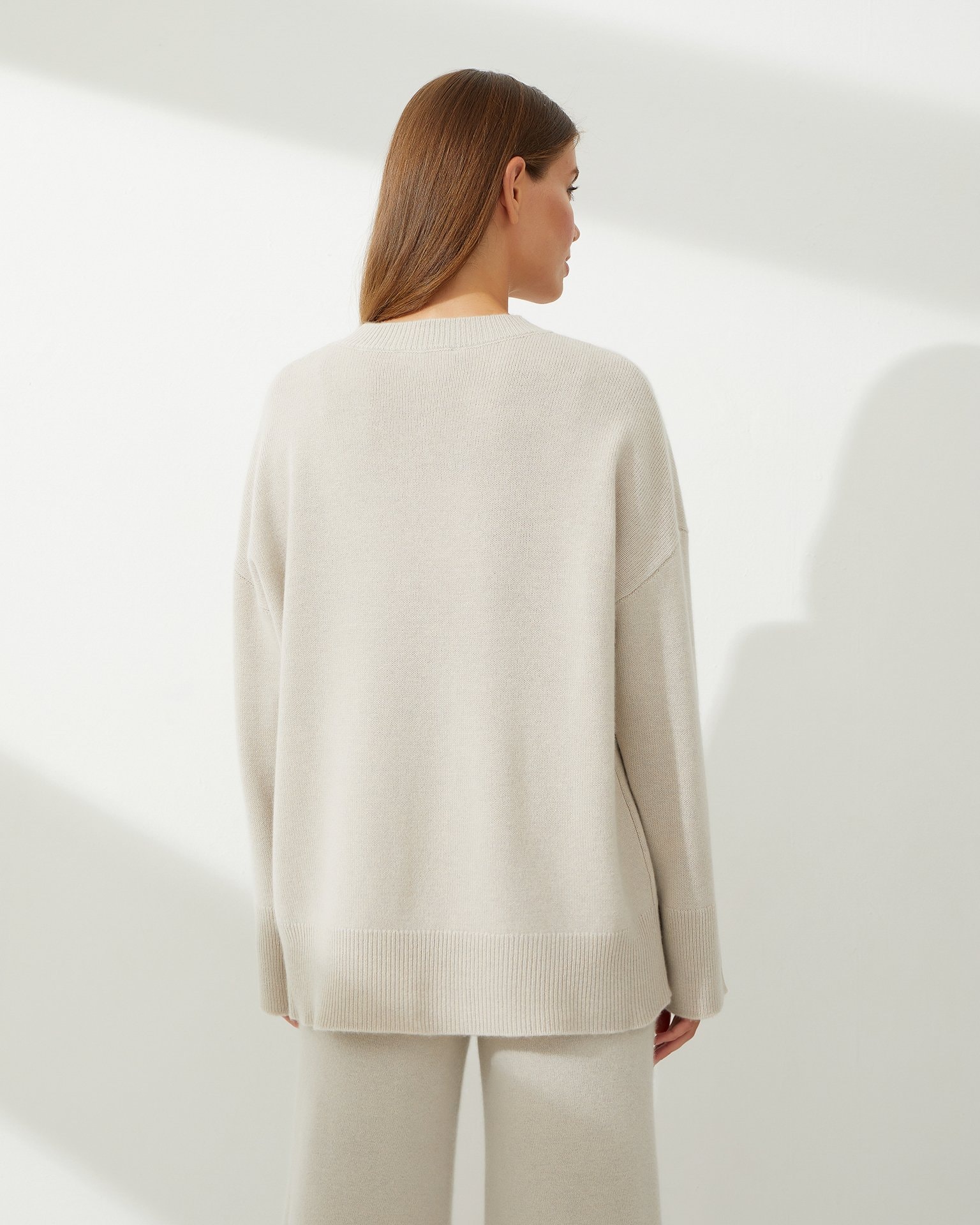 Oversize jumper, Beige — photo 3