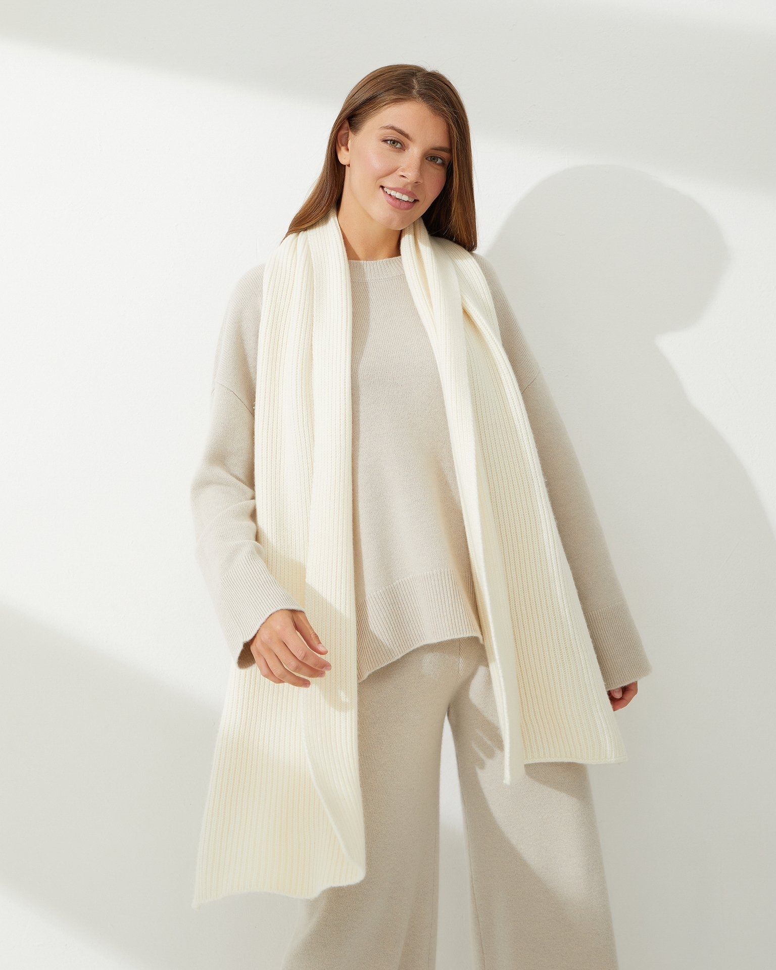 Oversize jumper, Beige — photo 4