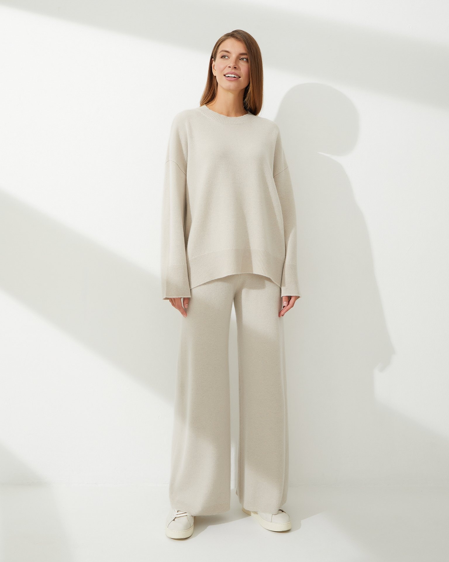 Oversize jumper, Beige — photo 2