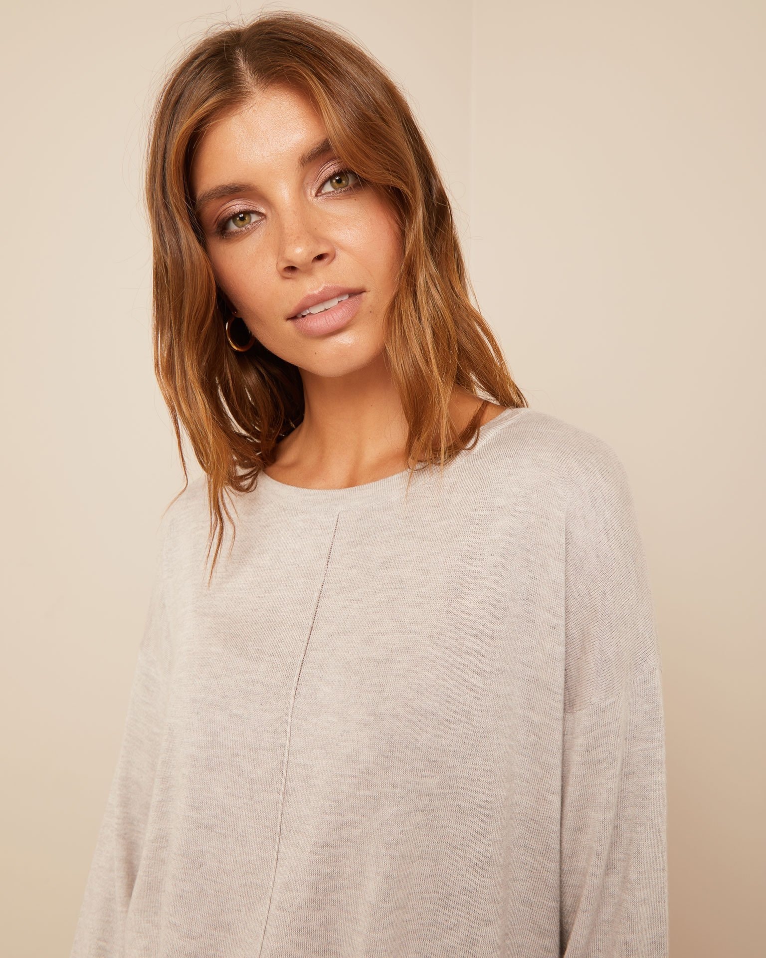 Fine-knit jumper, Grey — photo 5