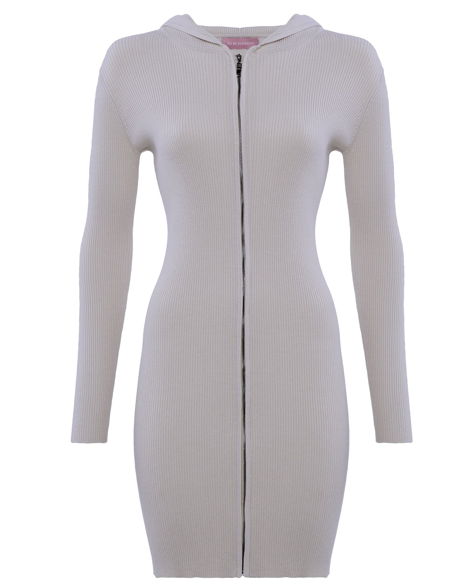 Dress with a zip, Grey — photo 7