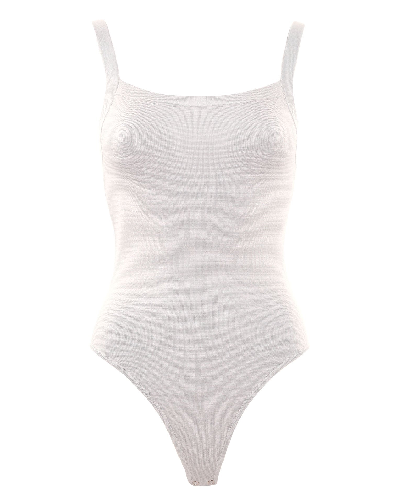 White strappy bodysuit, White — photo 6