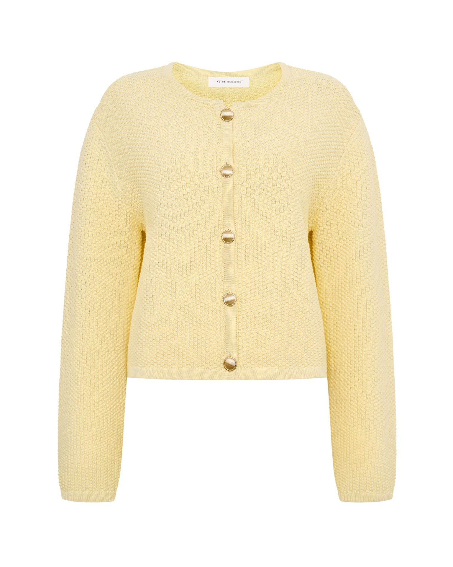 'Butter' coloured cardigan, Yellow — photo 8
