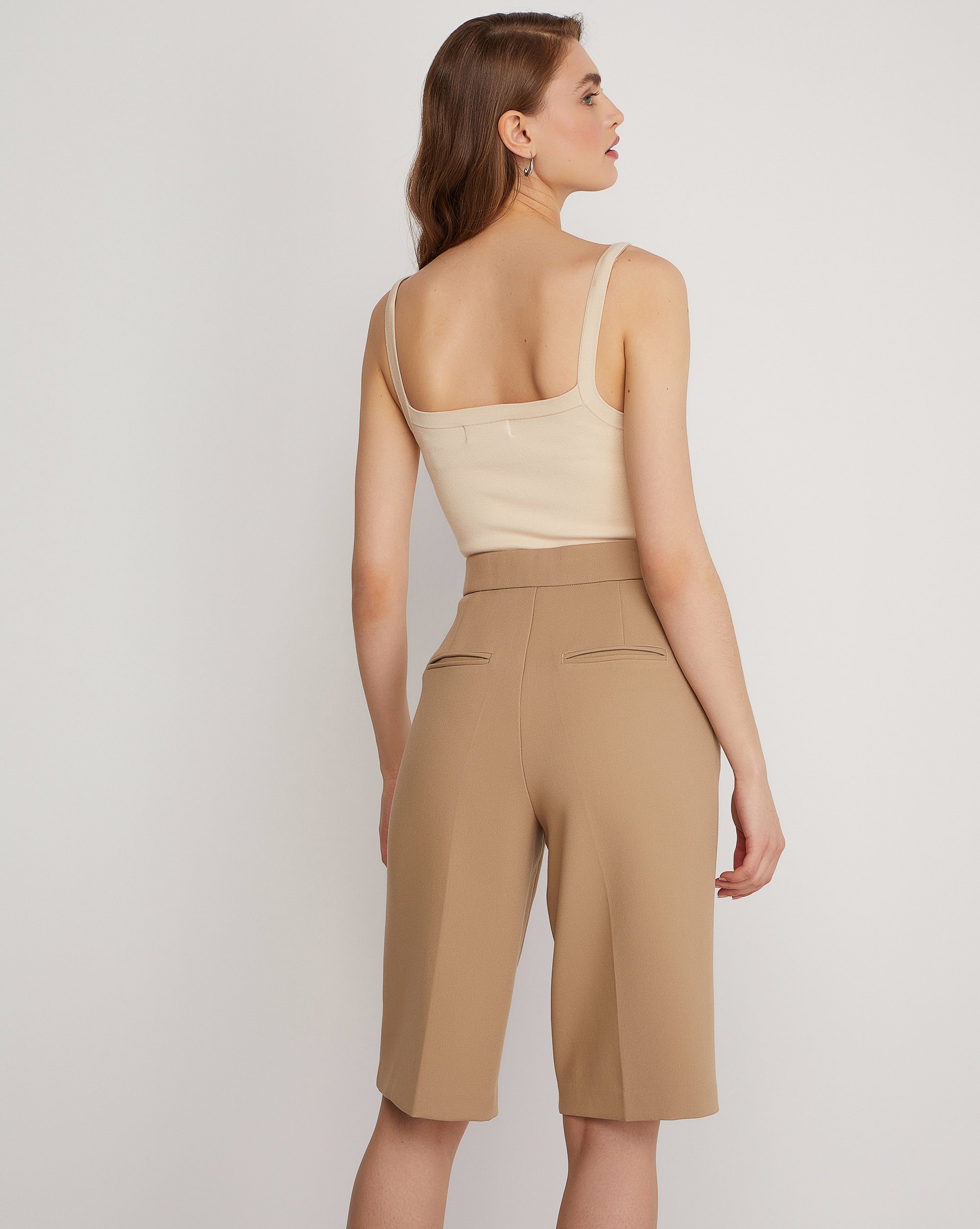 Beige halter-neck bodysuit, Beige — photo 3