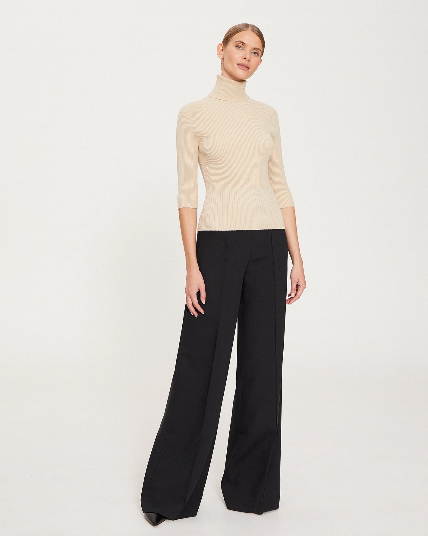 Turtleneck jumper, Pearl — photo 2