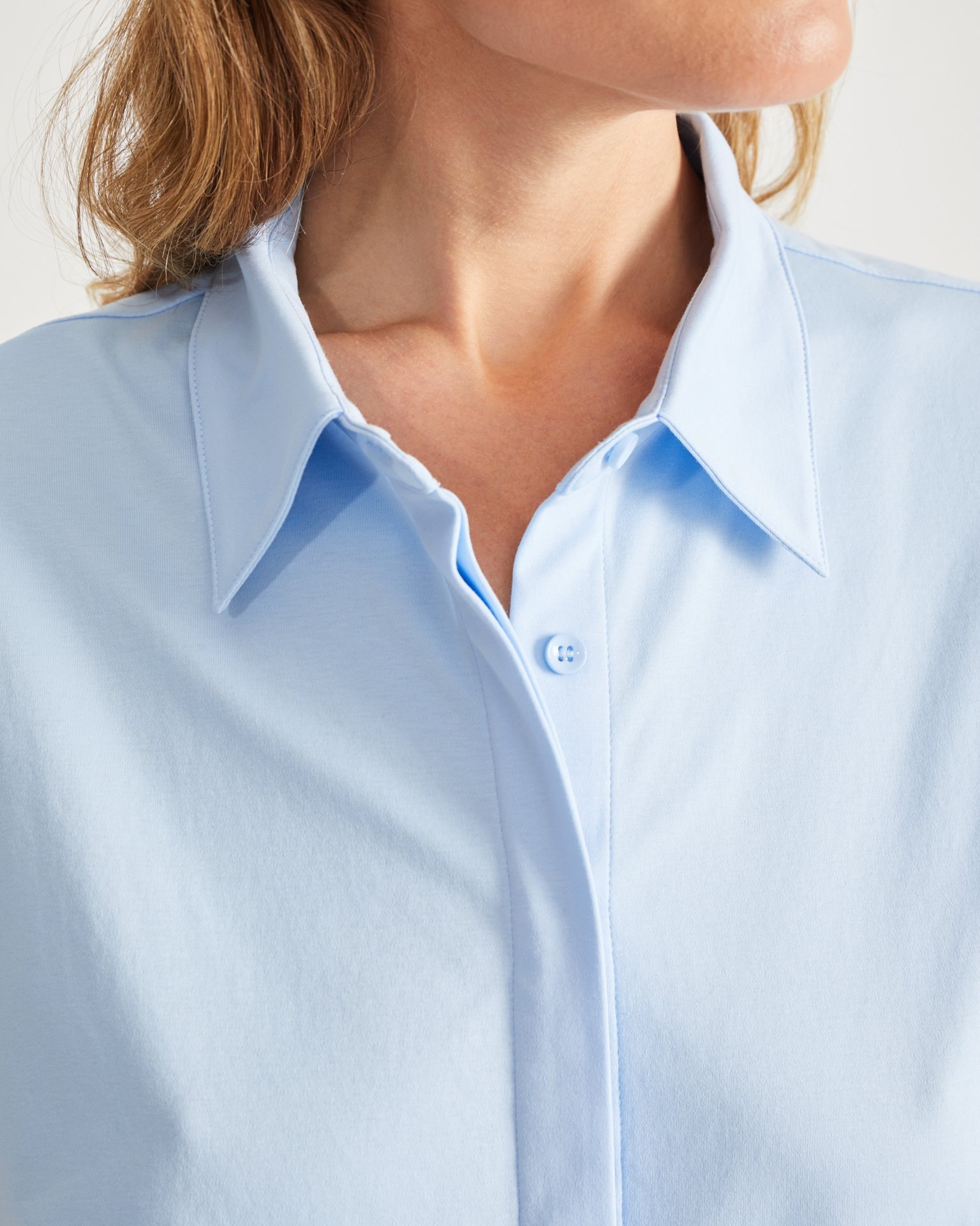 Oversized shirt, Light Blue — photo 6